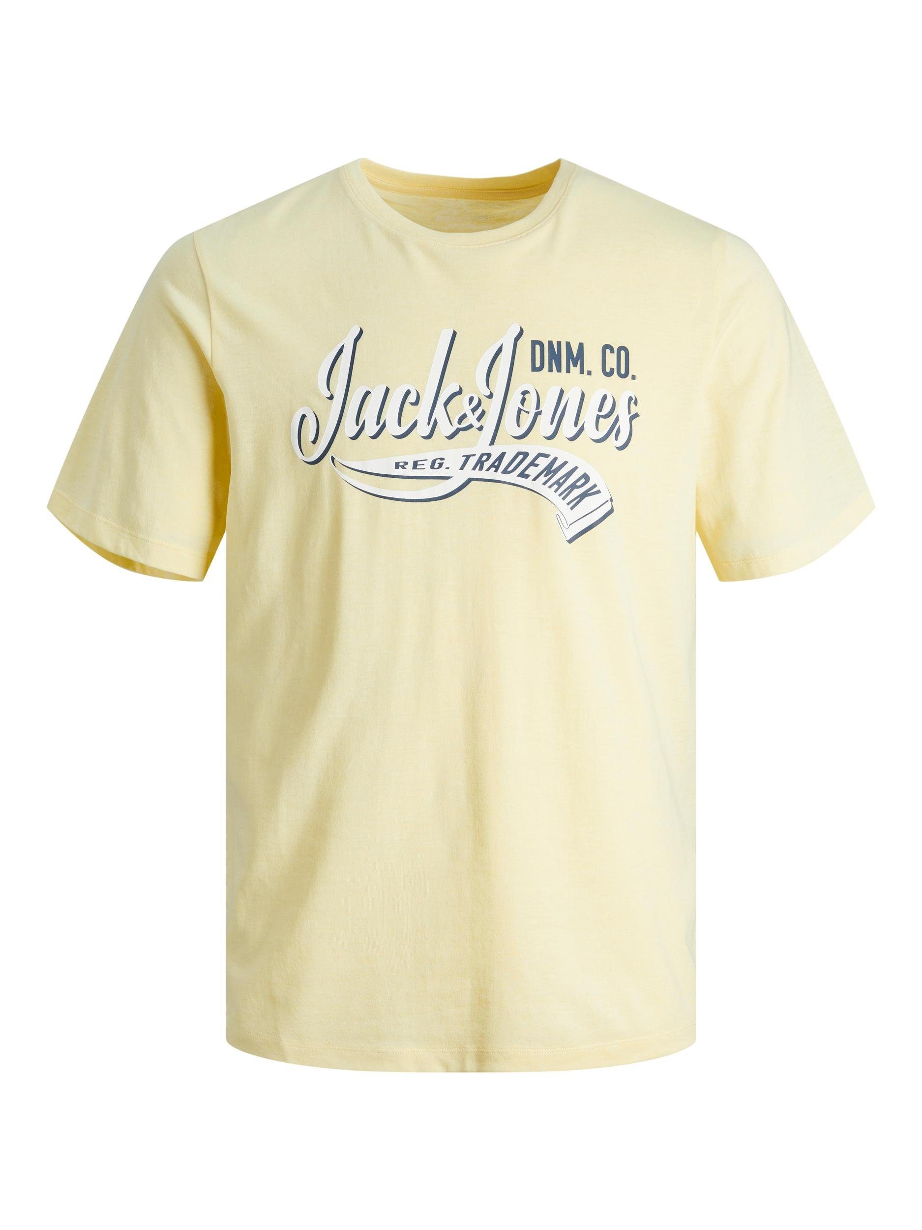 Jack & Jones Junior Shirt met ronde hals JJELOGO TEE SS NECK 2 COL AW23 NOOS JNR