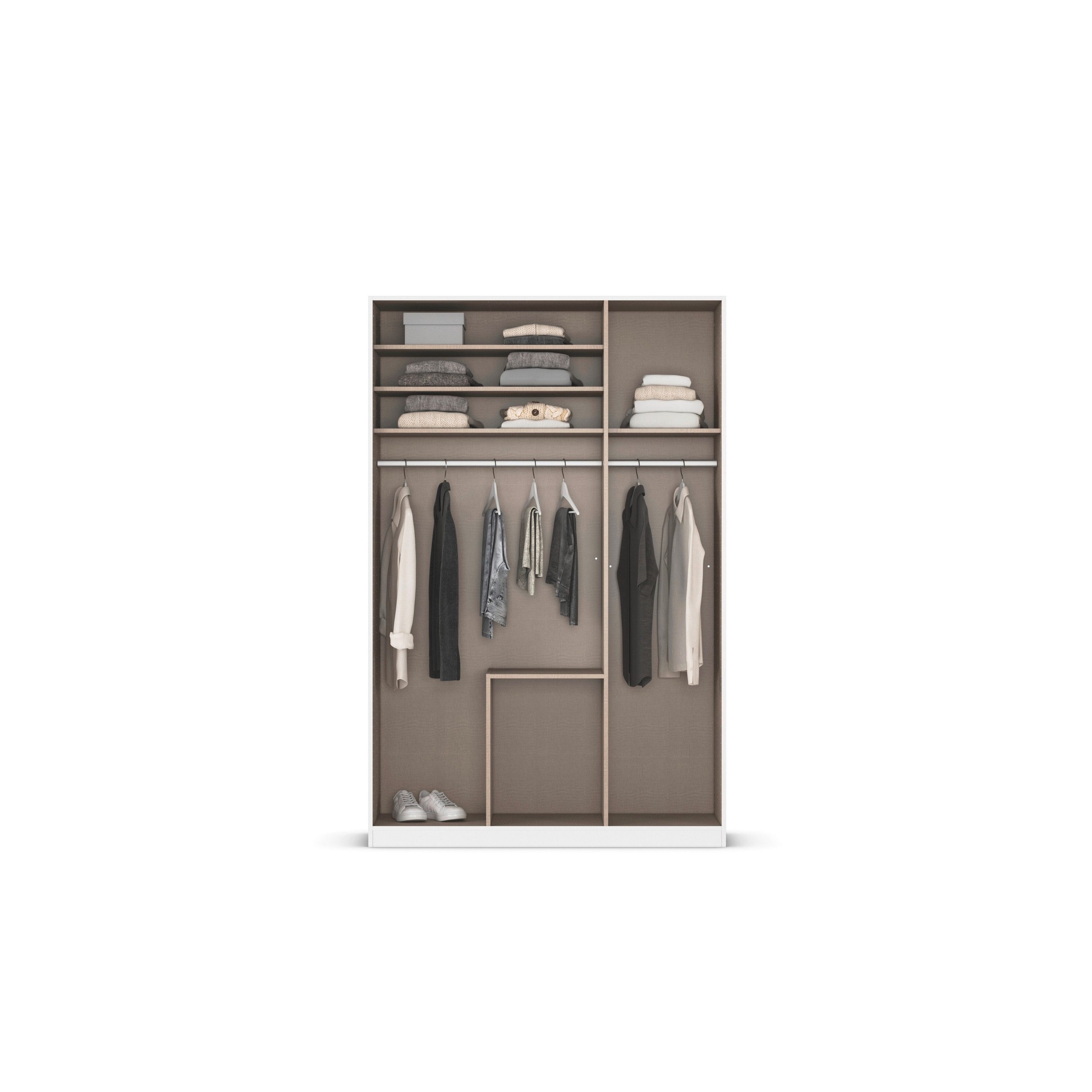 rauch Draaideurkast Kledingkast kast garderobe AGORDO met decor- of hoogglansfront