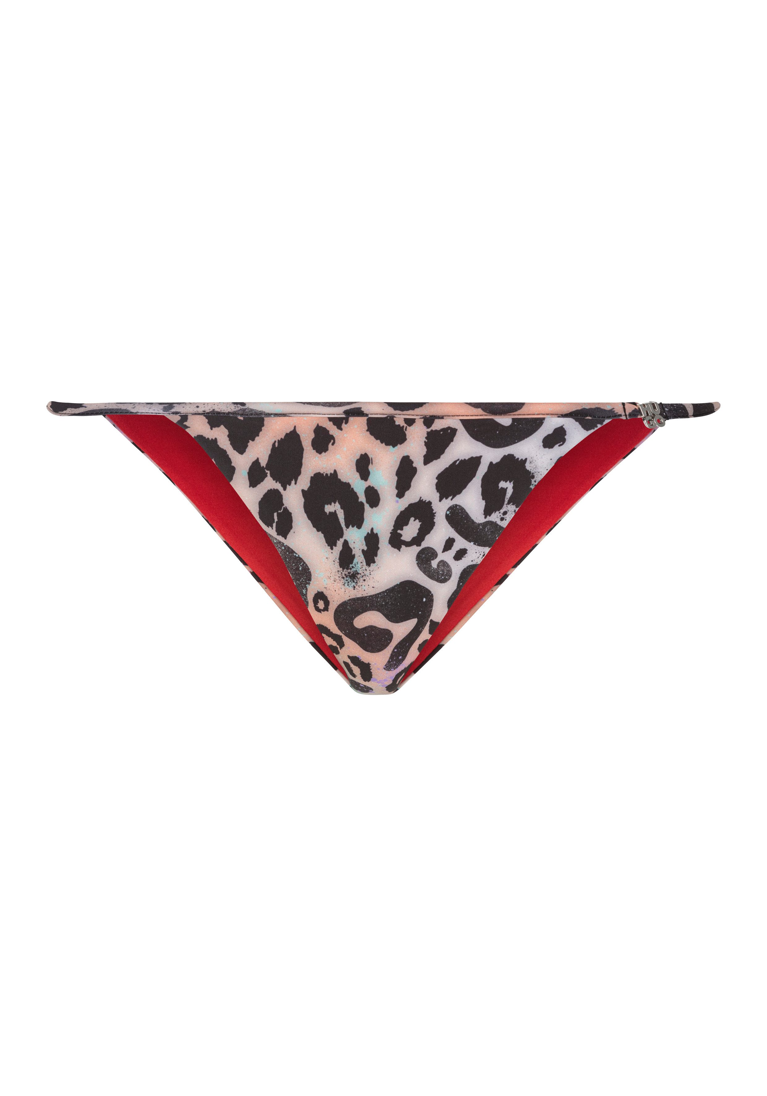 HUGO underwear Zwembroek Hilary Brief met hugo metalen logo dames bikinibroekjes maat XL multicolor