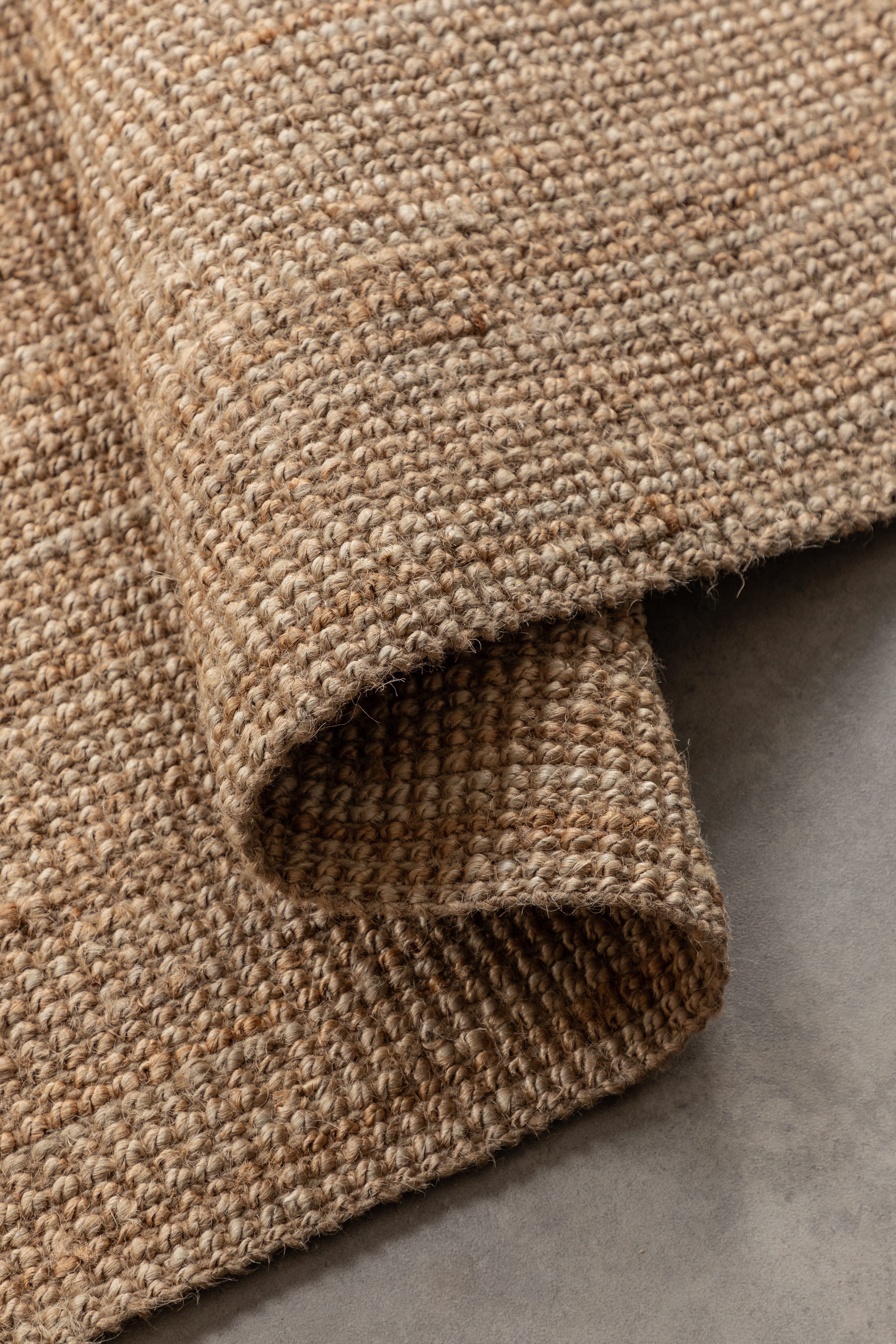 HANSE Home Vloerkleed Jaipur jute tapijt, als loper en rond 100% natuurlijke vezel, duurzaam, woonkamer, eetkamer, slaapkamer, grs