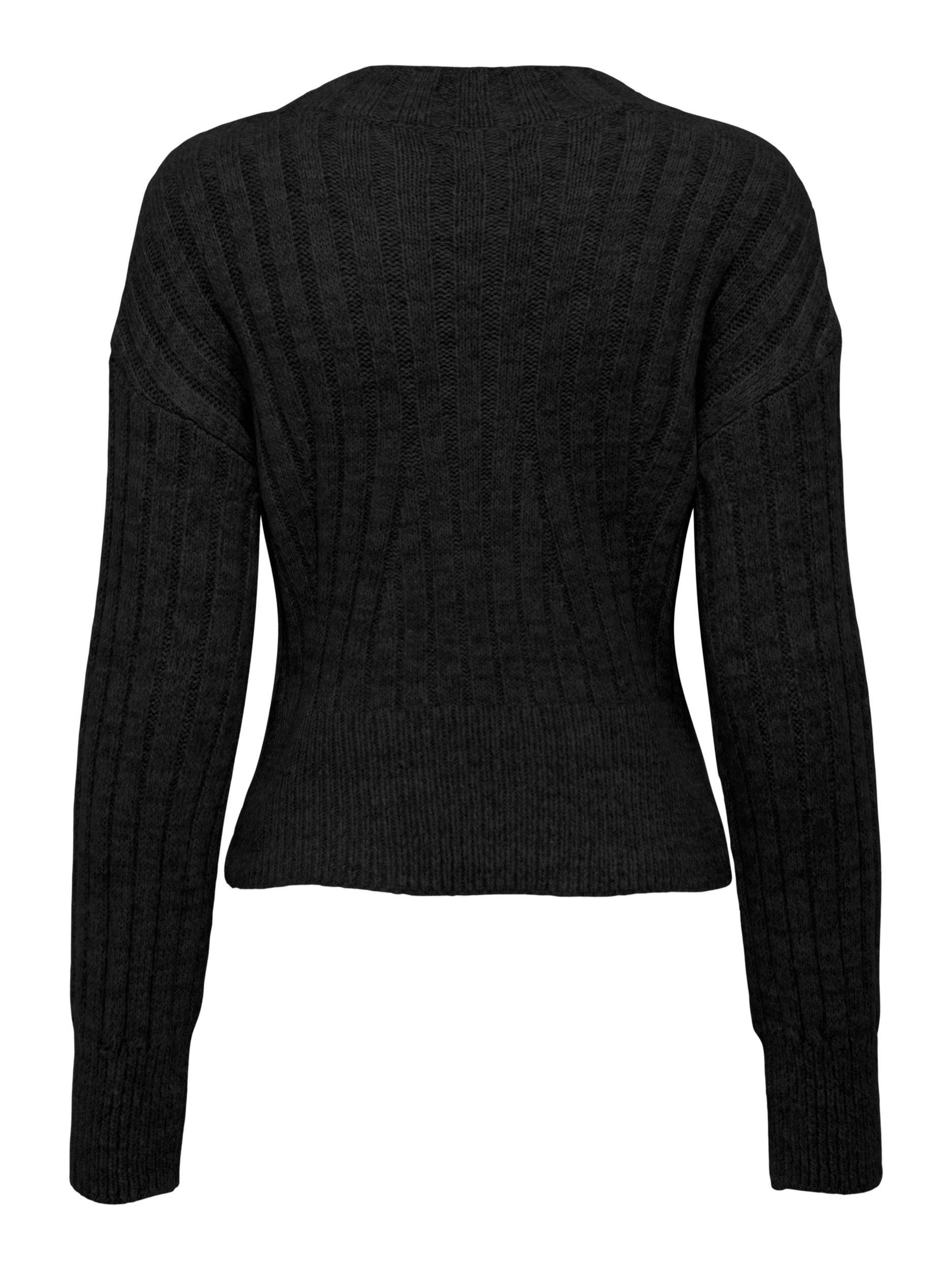 Only Trui met ronde hals ONLAGNES LS RIB HIGHNECK CC KNT