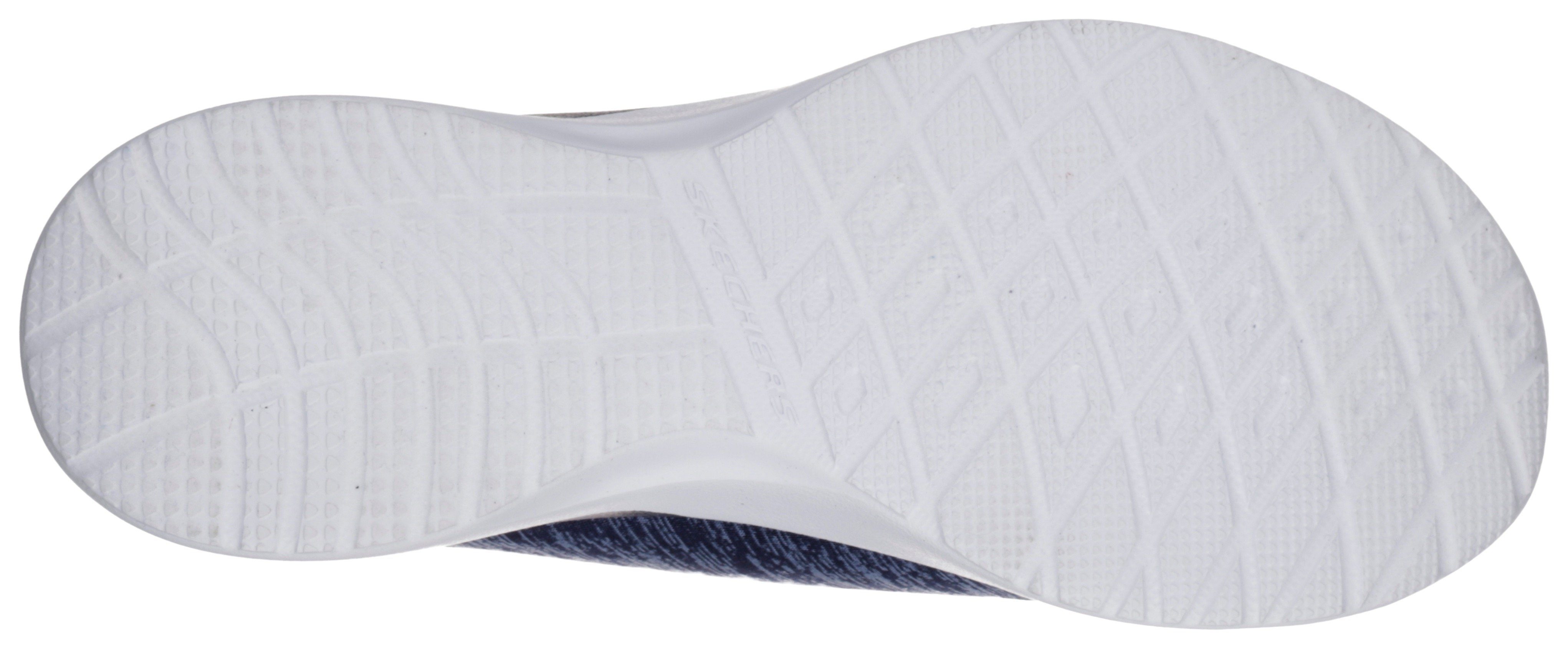 Skechers Slip-on sneakers DYNAMIGHT-BREAK-THROUGH Trainingsschoen, vrijetijdsschoen met praktische Gummitrek