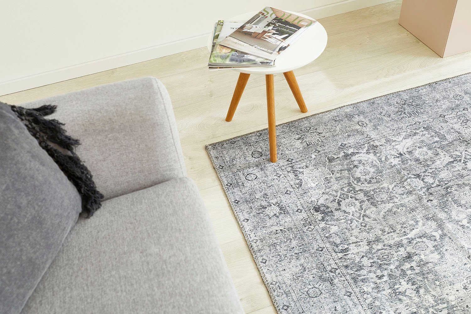 LUXOR living Vloerkleed Lago opvouwbaar tapijt, modern ontwerp, wasbaar, geschikt voor binnen en buiten