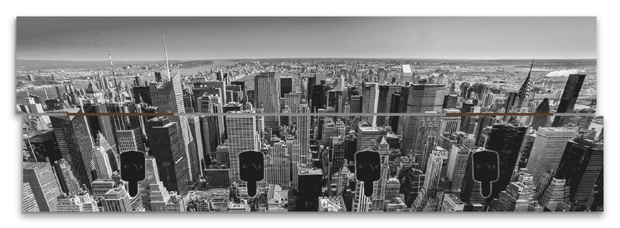 Artland Kapstok Luftbild van Manhattan New York City VS