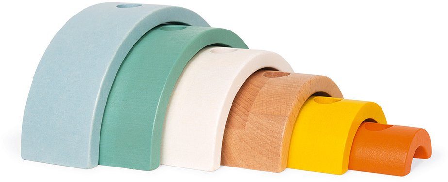 Janod Trekdier Sweet Cocoon, schildpad regenboog