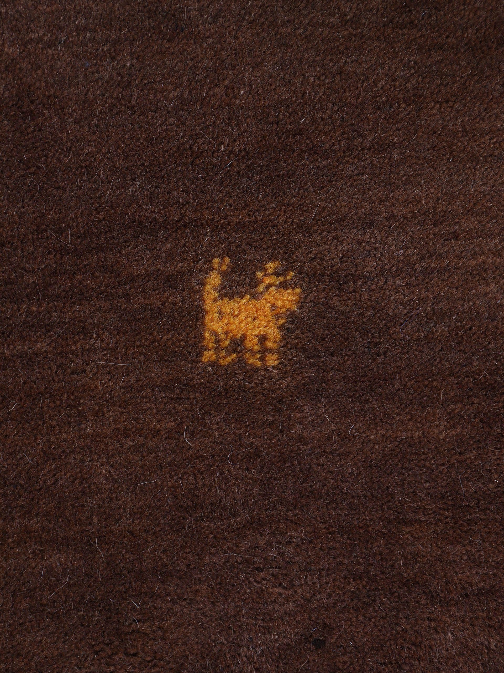 carpetfine Wollen kleed Gabbeh Uni, ook als loper verkrijgbaar