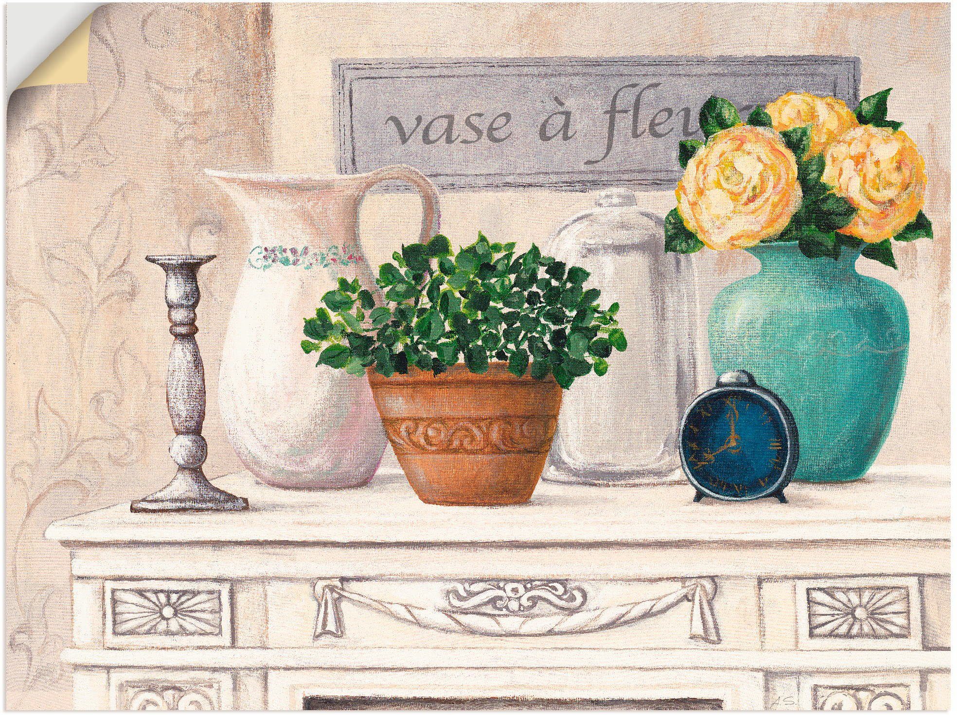 Artland artprint Vasen mit Blumen