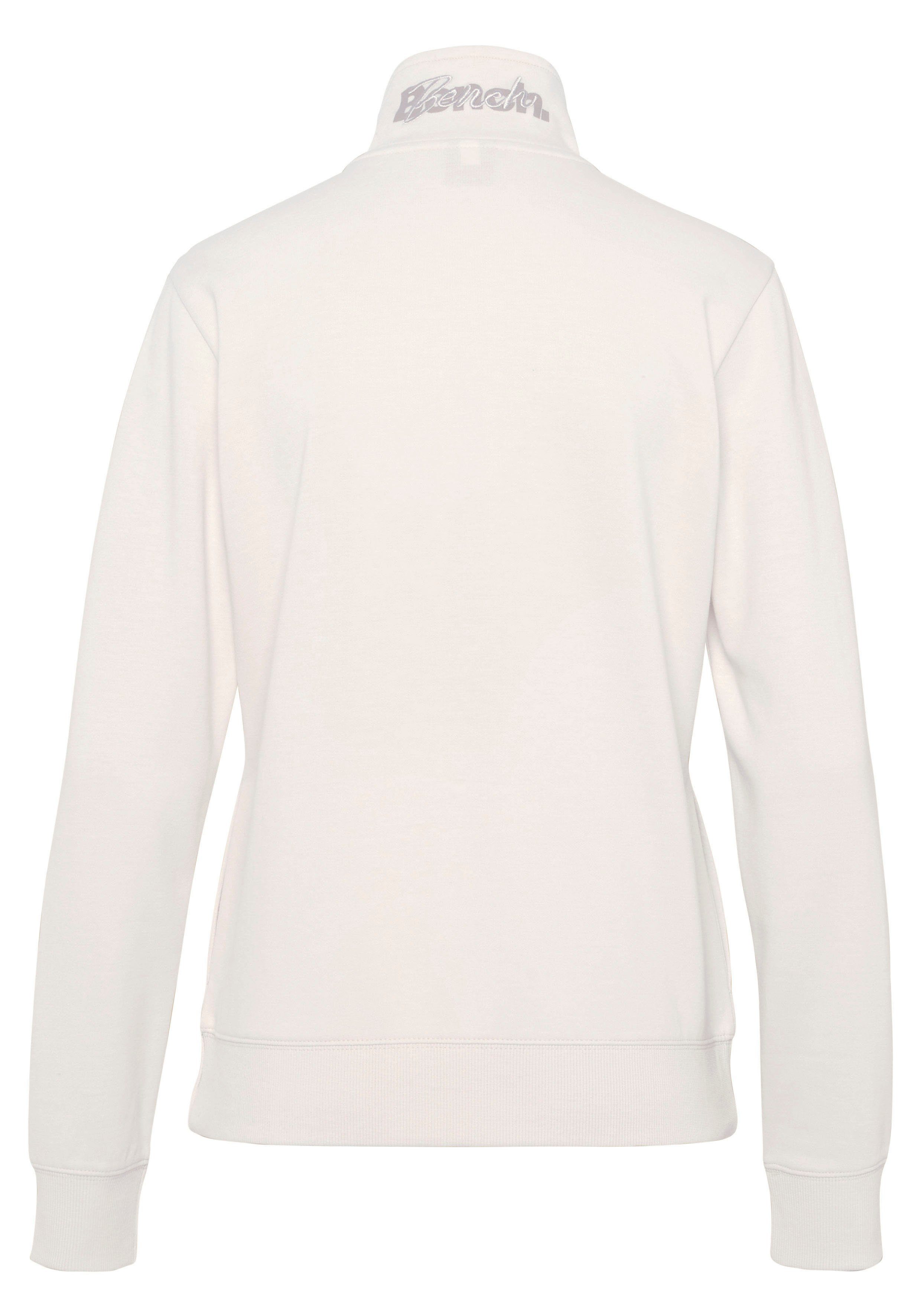 Bench. Loungewear Sweatvest met geborduurd staande kraag, loungepak (1-delig)