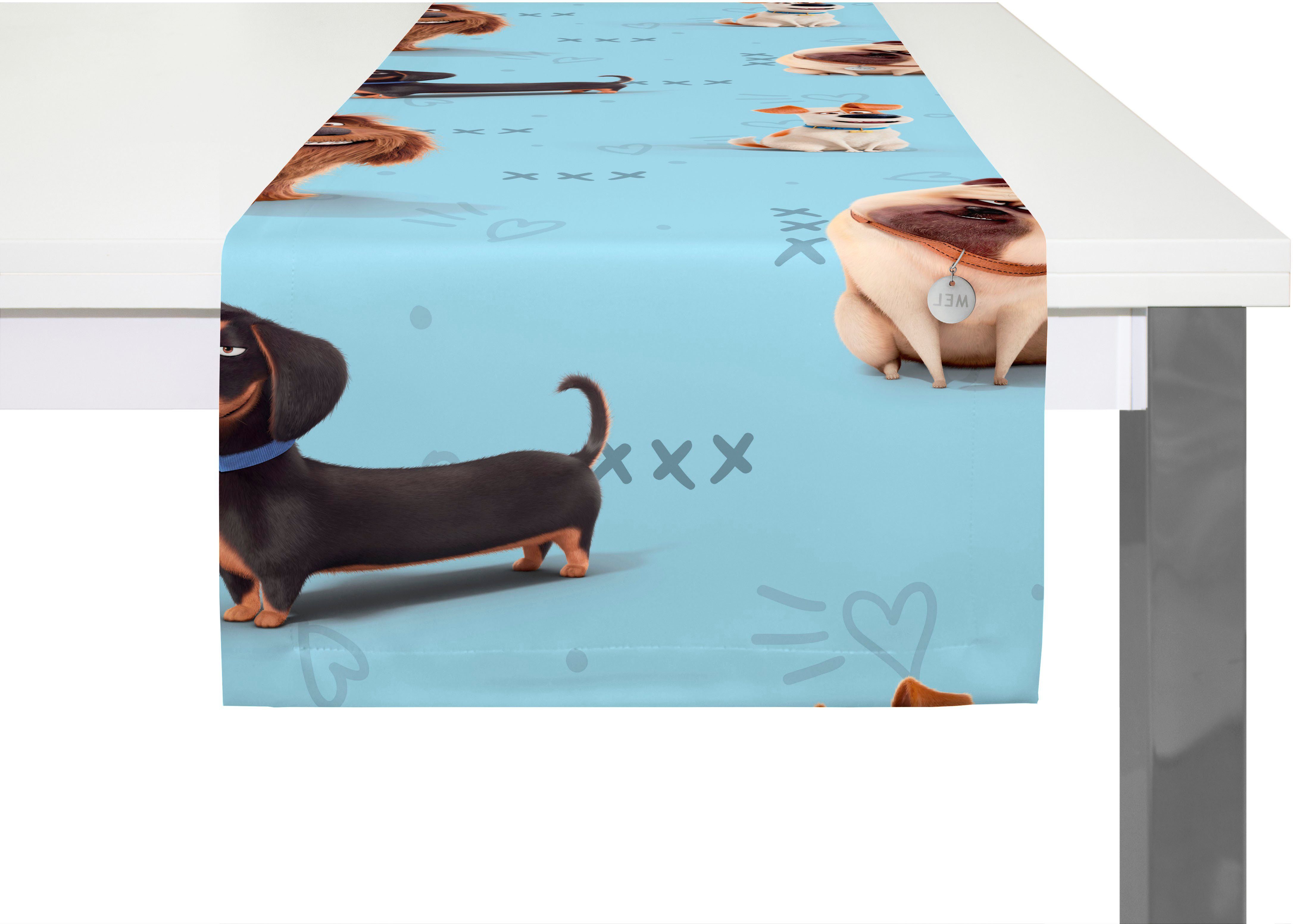 Wirth Tafelloper Pets Universal Pictures tafelkleden blauw