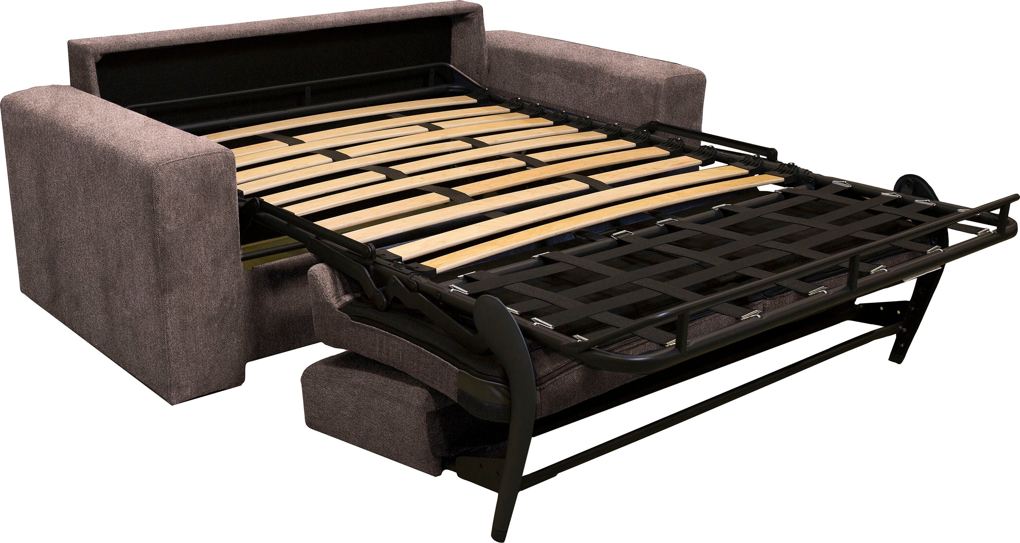 Home affaire 2-zitsbank Roma matras hoogte 14 cm Bedfunctie, met vering, Afmeting liggend ca. 123x198 cm