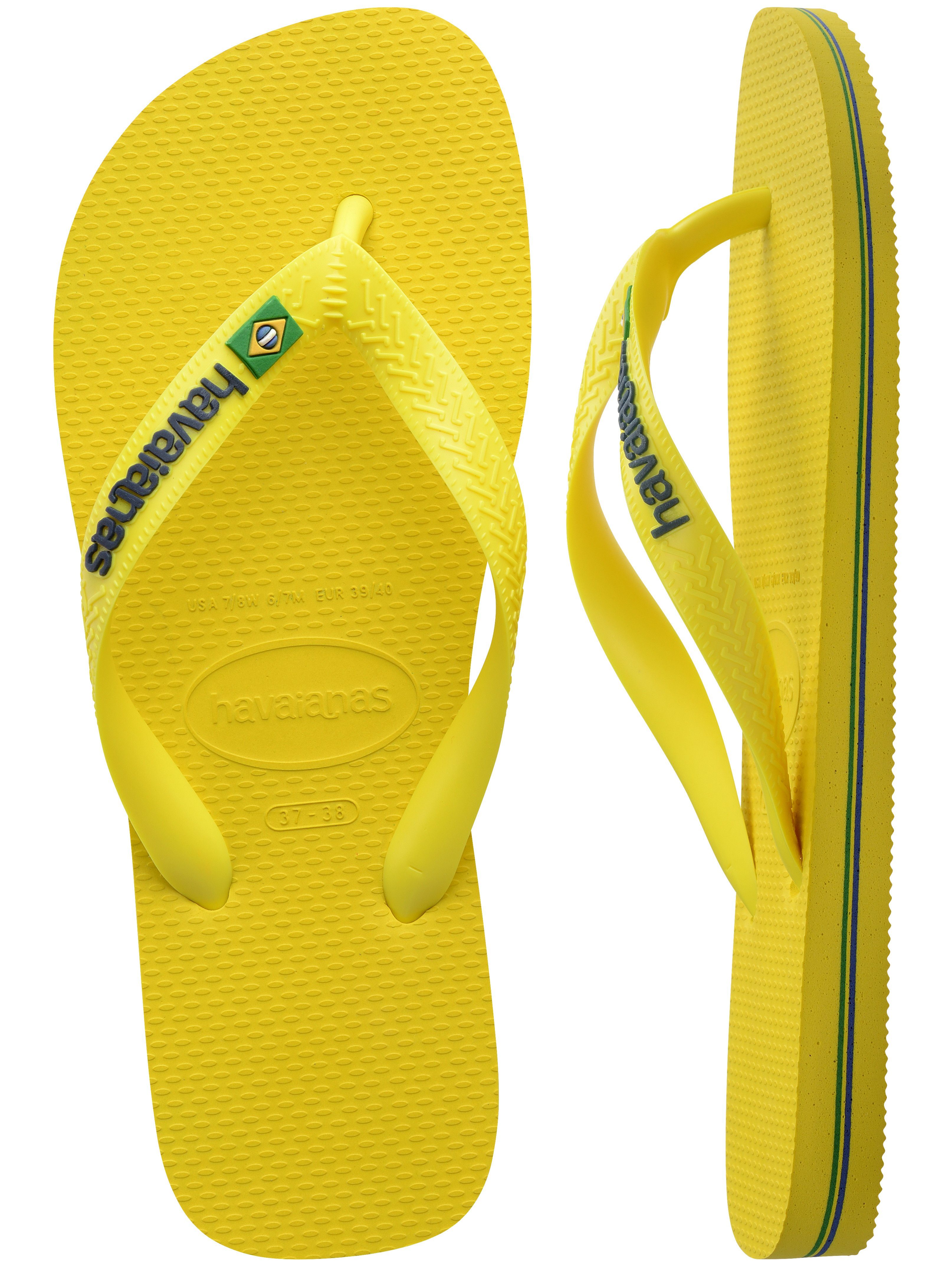 Havaianas Teenslippers BRASIL LOGO NEON , zomerschoen, slippers, poolslides met braziliaans detail