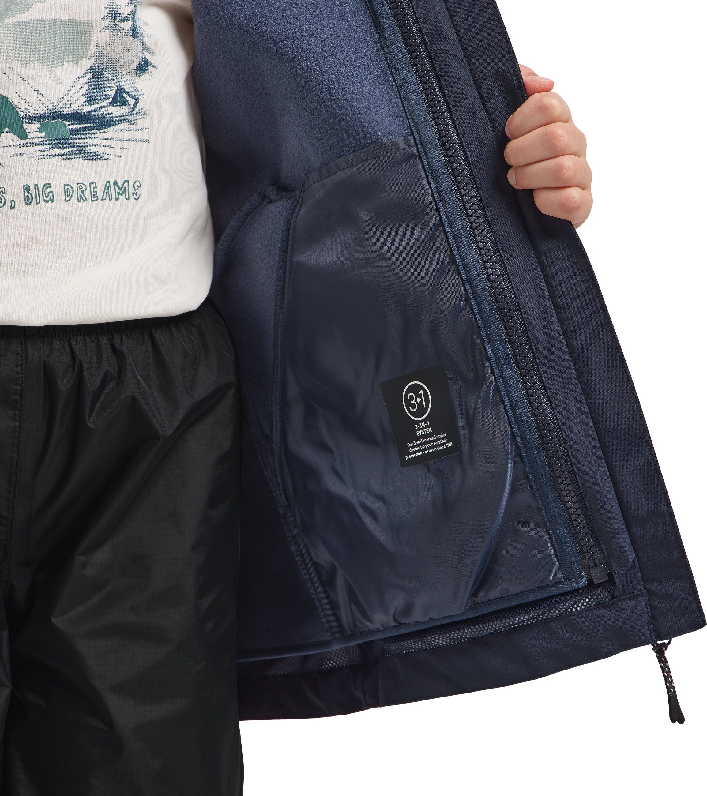 Jack Wolfskin Functioneel 3-in-1-jack ICELAND 3IN1 JACKET K