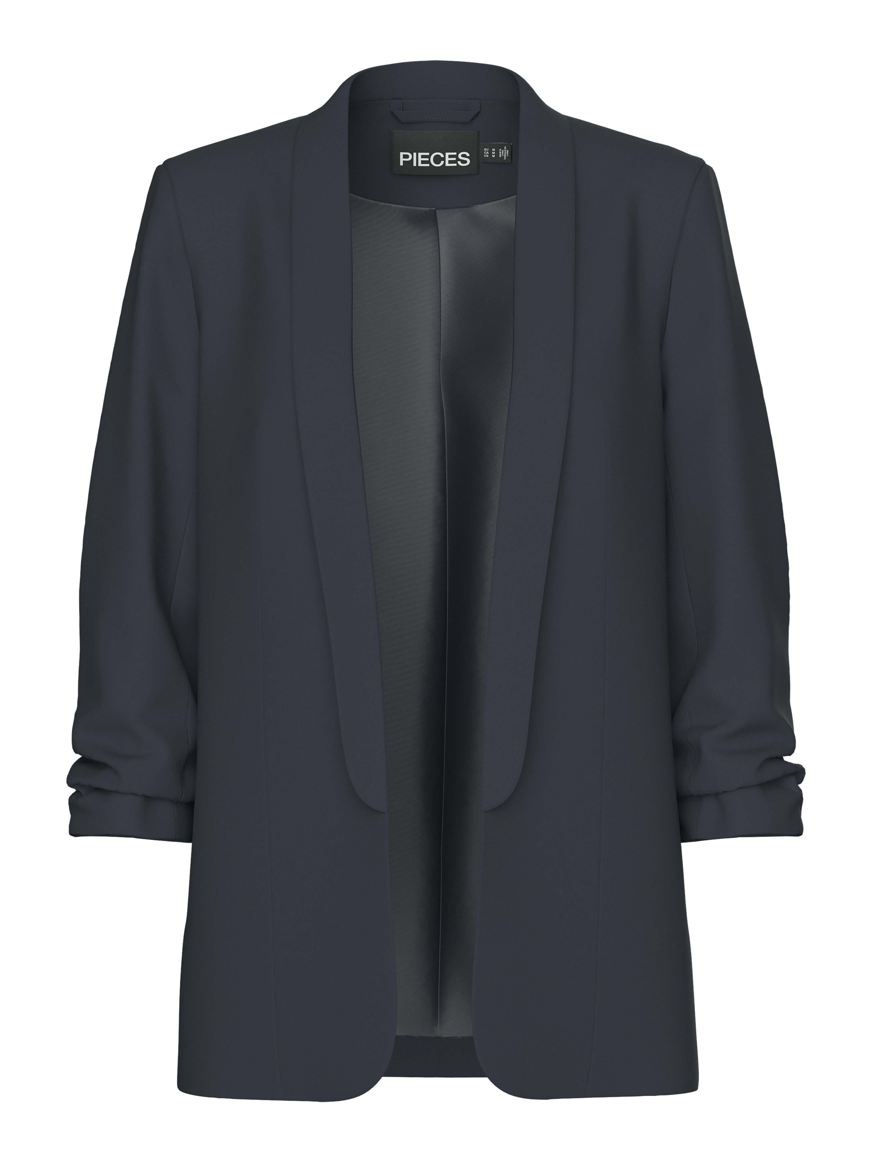 pieces Blouseblazer PCBOSELLA 3/4 BLAZER NOOS met plooidetail op de mouw