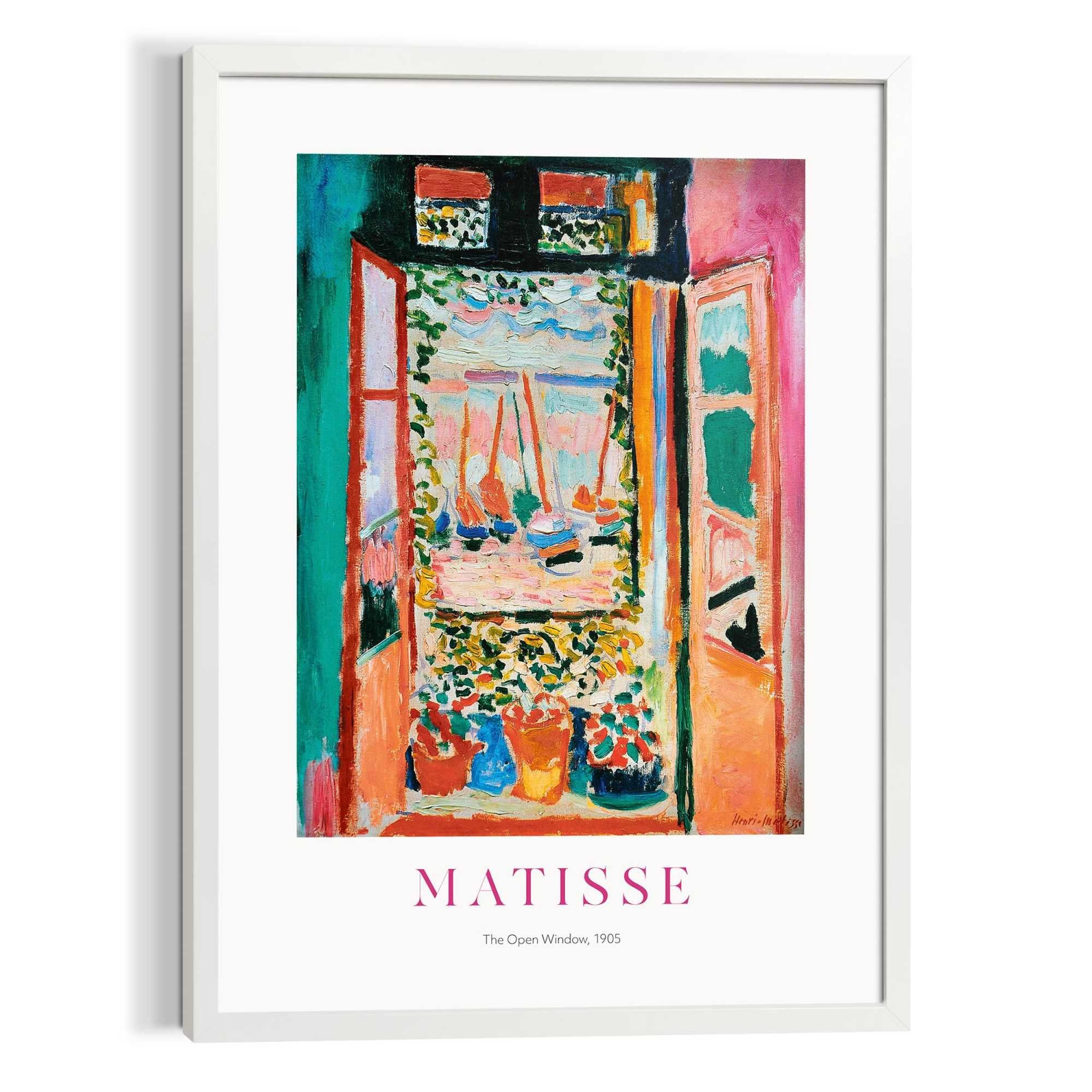 Reinders! Artprint op linnen Matisse window