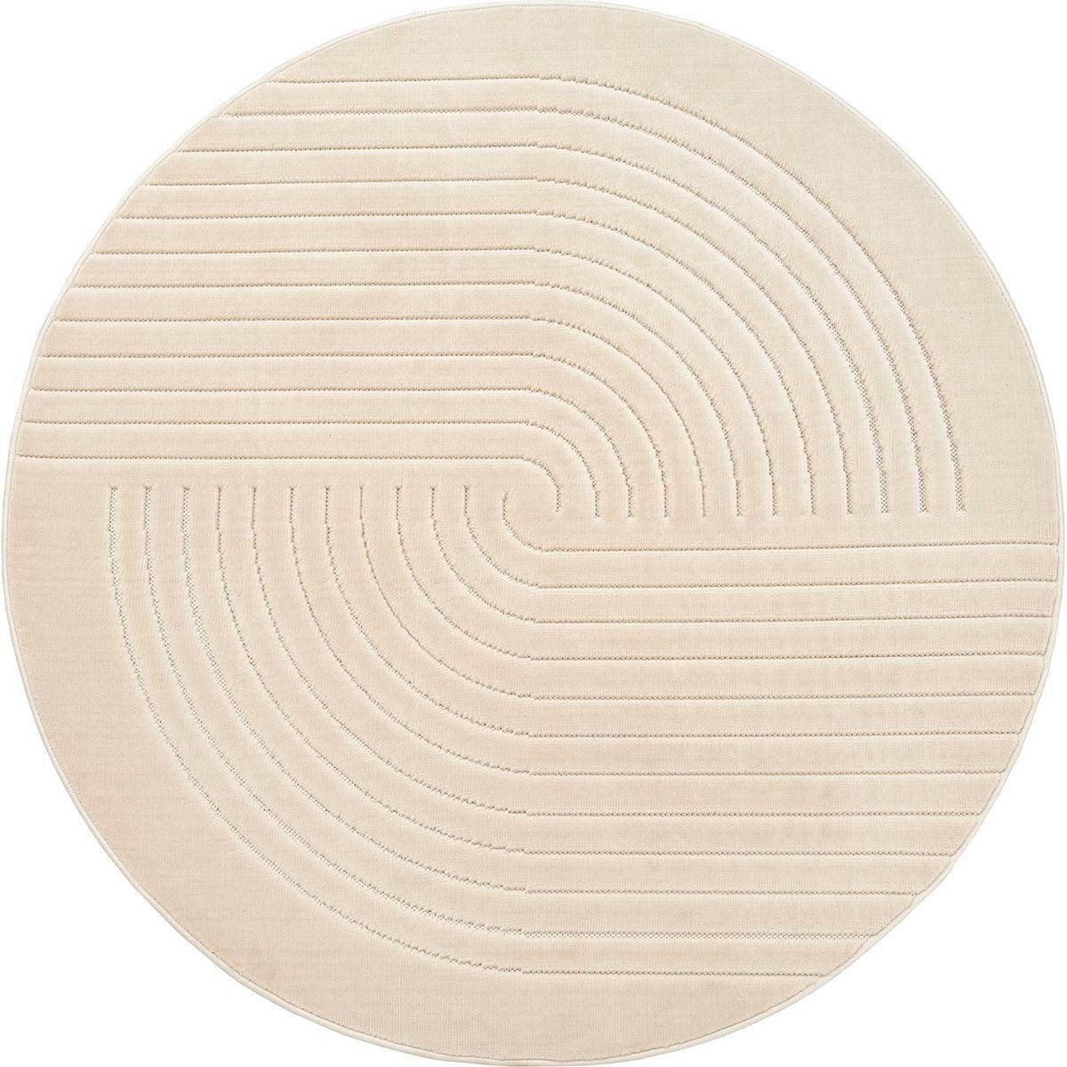 The carpet Vloerkleed Parma moderne woonkamer tapijt geschikt voor buiten, dichte pool
