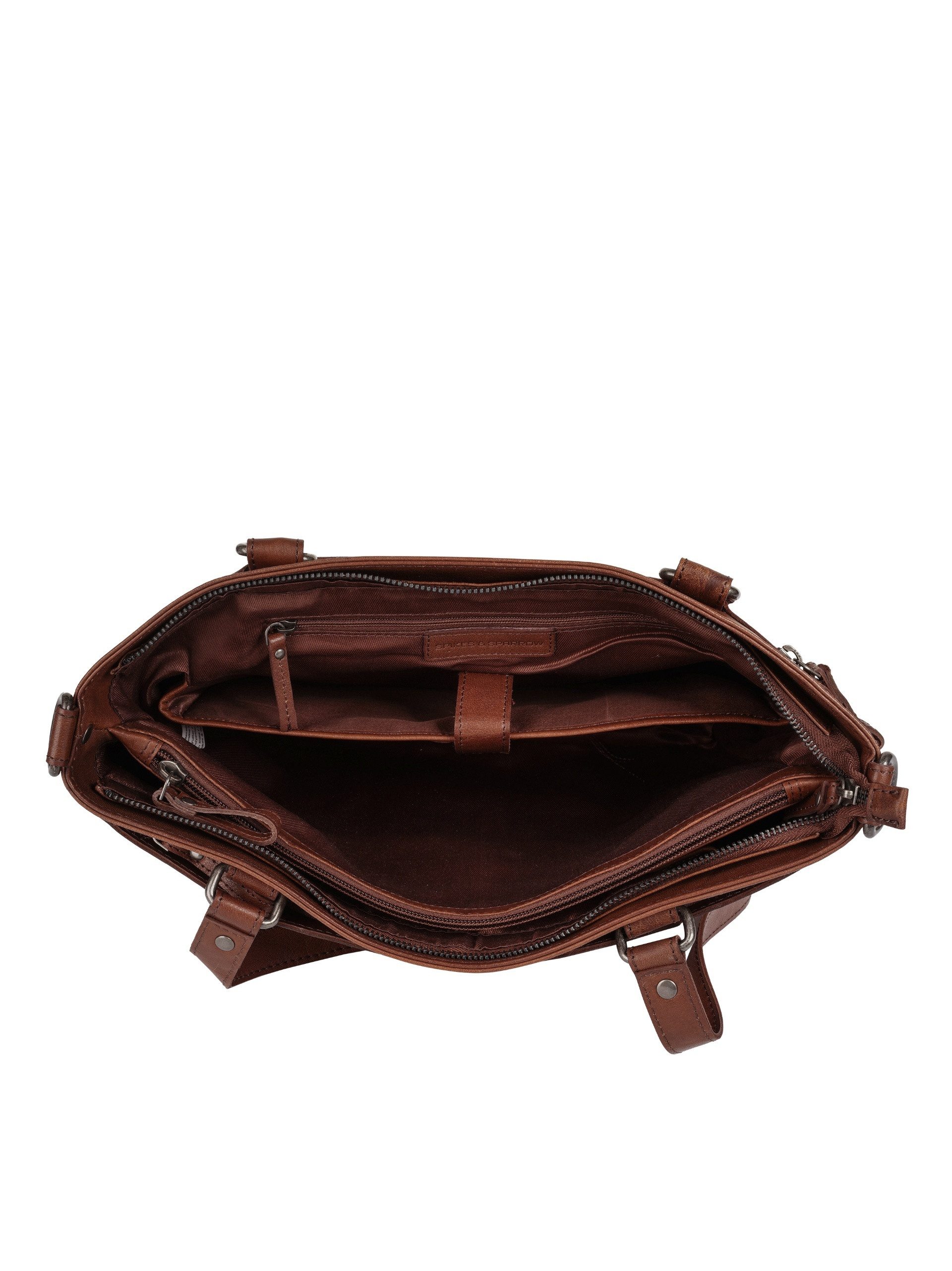 Spikes & Sparrow Shopper echt leder
