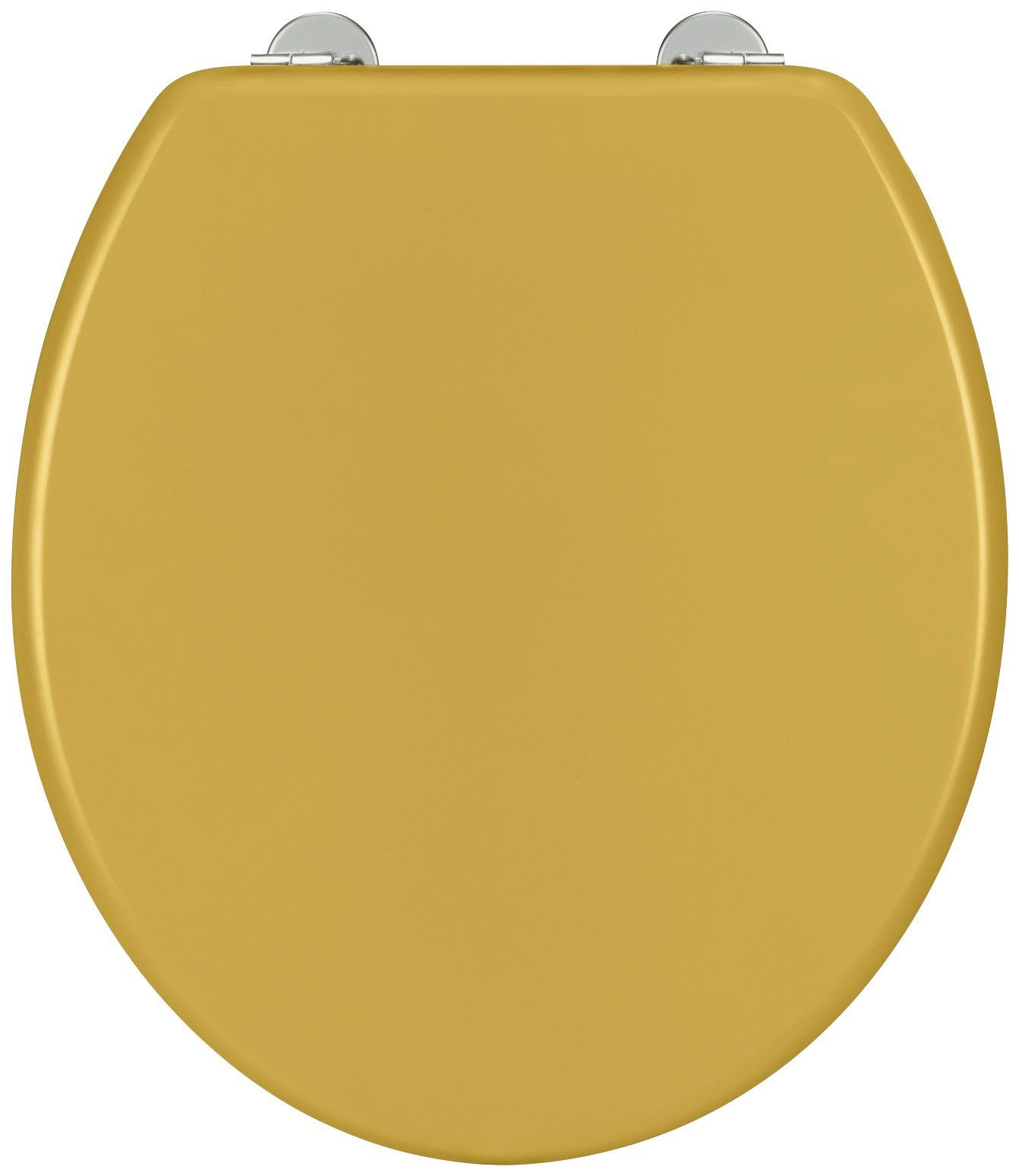 WENKO Toiletzitting Prima wc-brillen geel