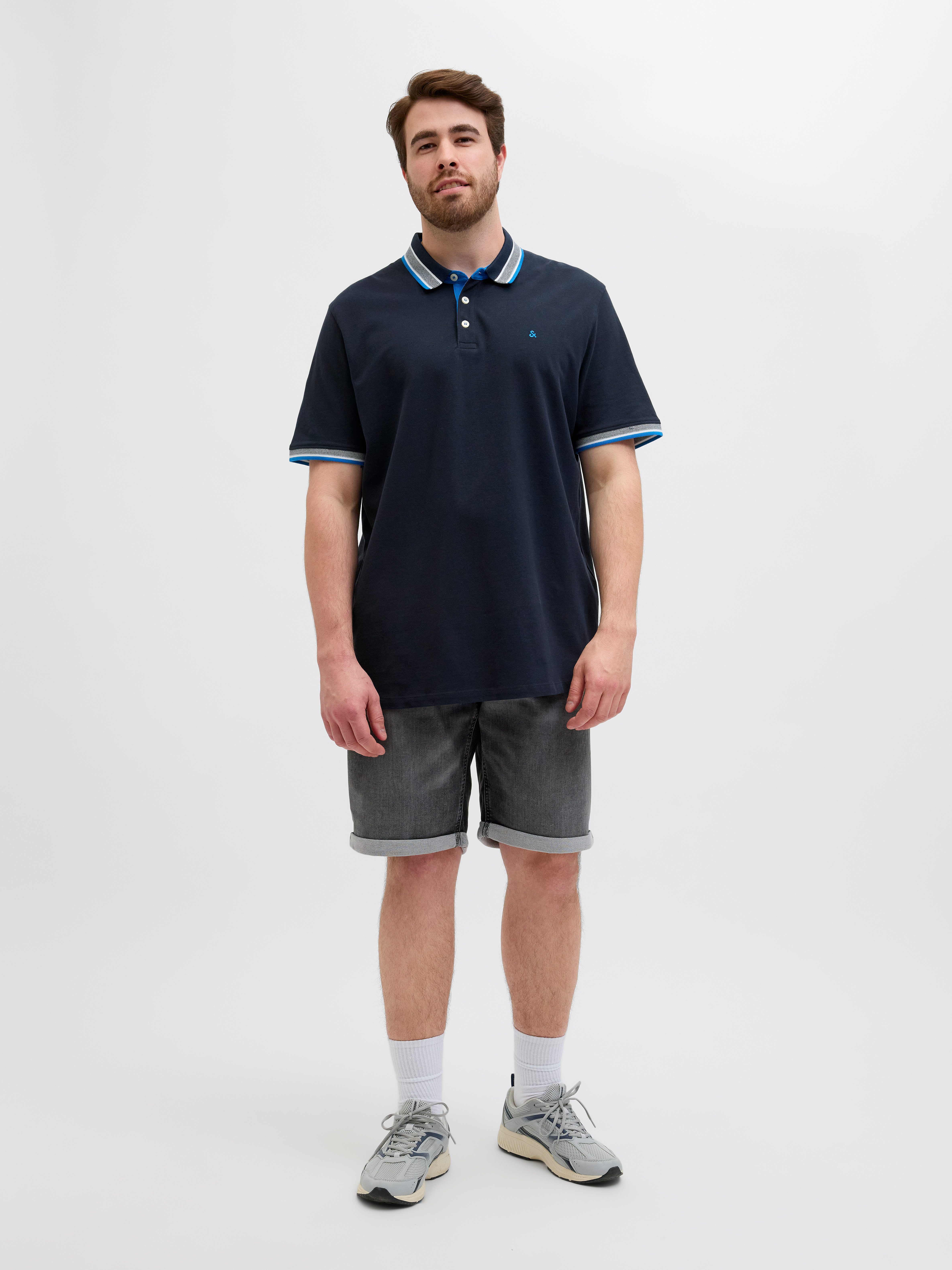 Jack & Jones PlusSize Poloshirt JJEPAULOS POLO SS NOOS PLS