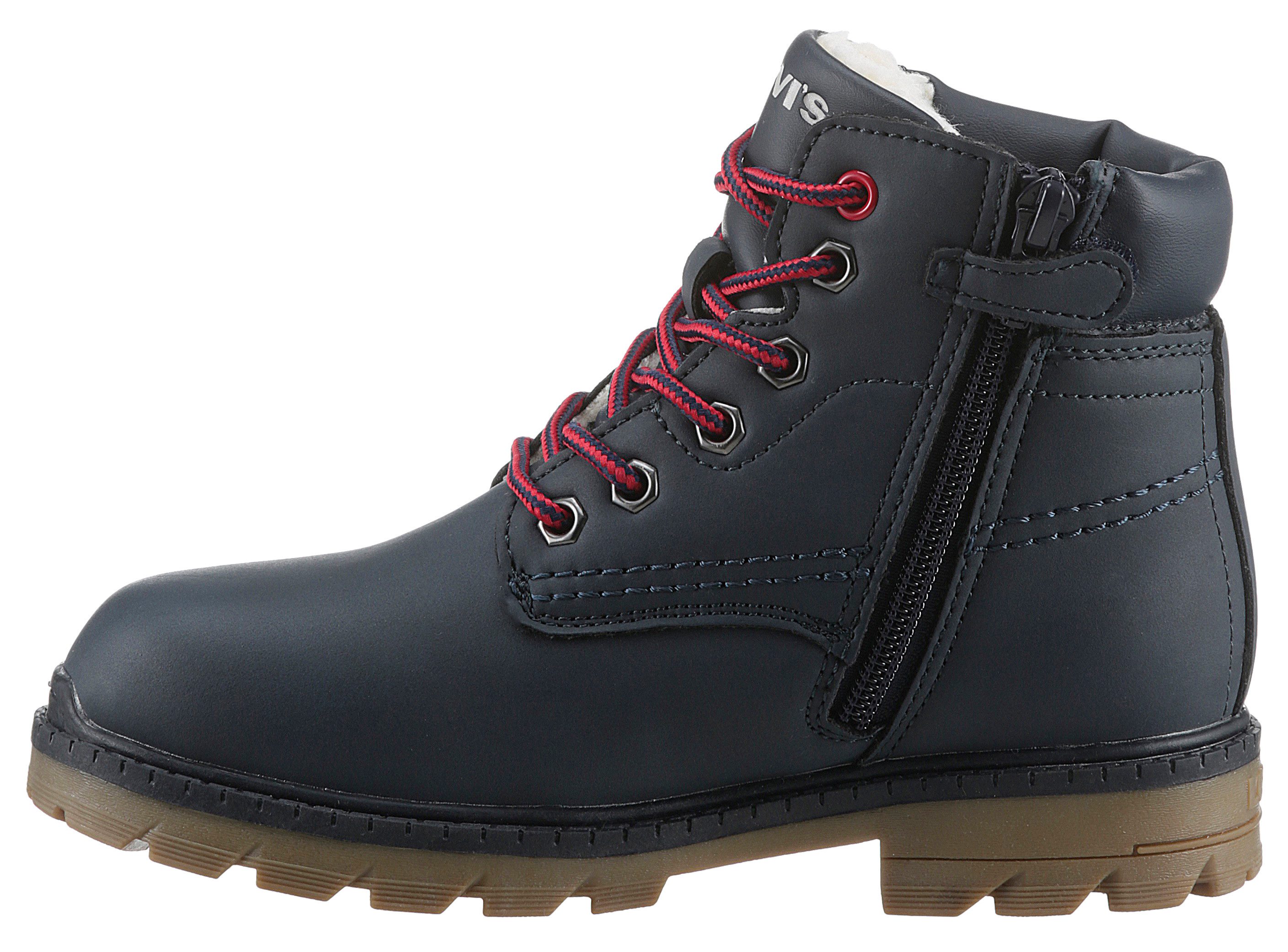 Levi's Kidswear Winterlaarzen LEVIS® NEW FORREST FUR , veterschoenen, outdoorschoen met praktische binnenrits