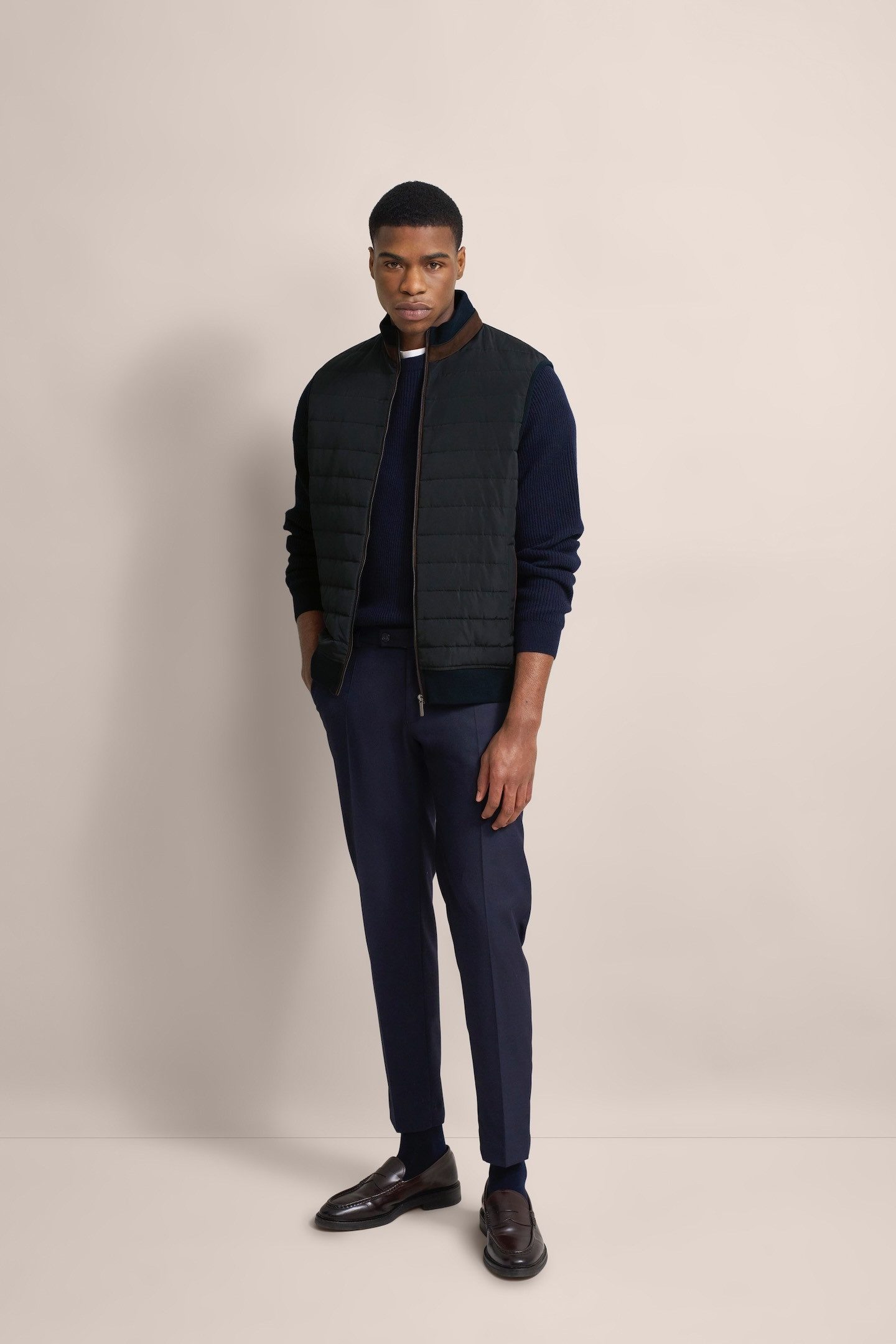 Bugatti Sweatvestje met een prettige pasvorm