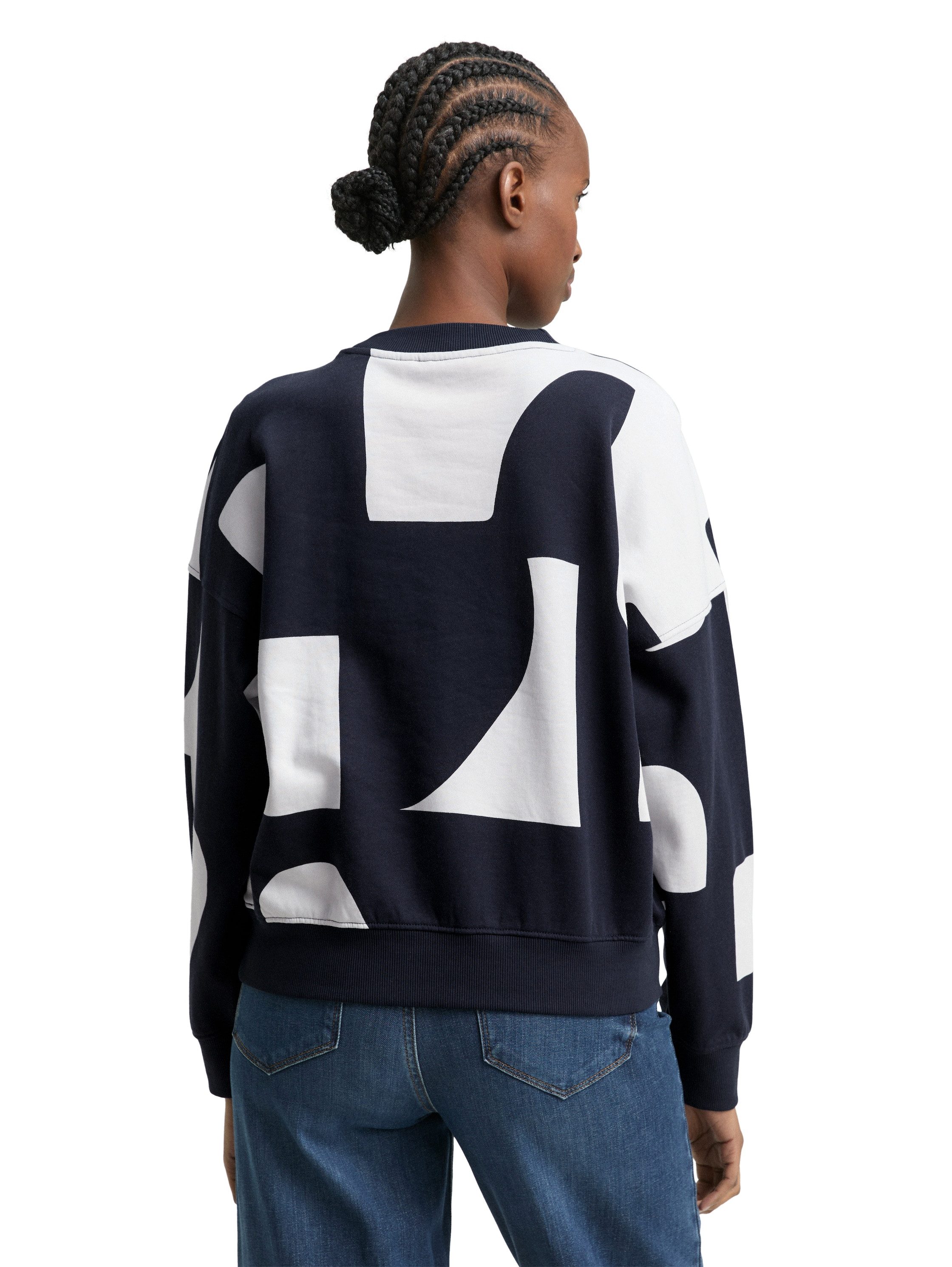 Tom Tailor Denim Sweatshirt met print all-over