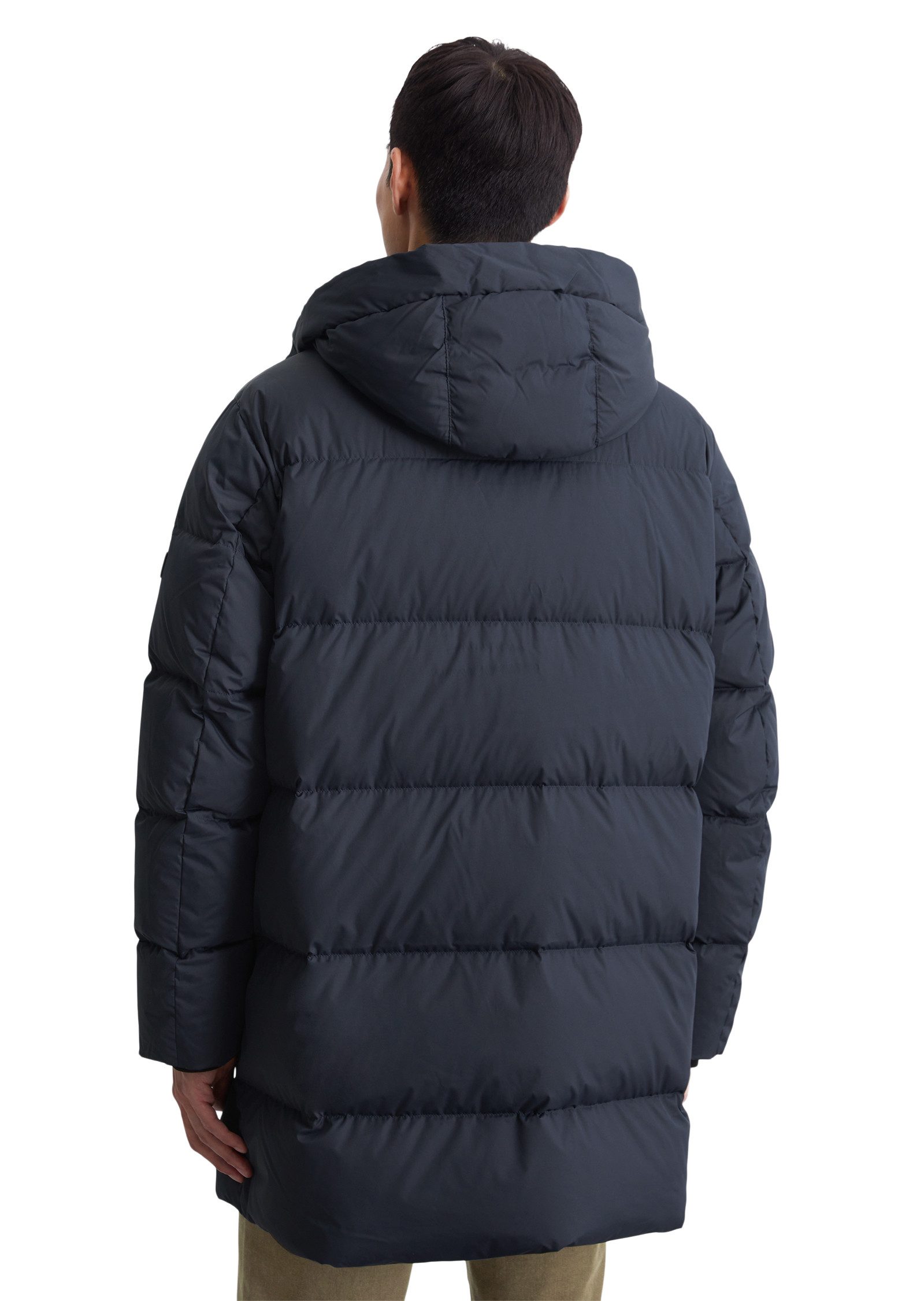 Marc O'Polo Winterjack met capuchon en veel details