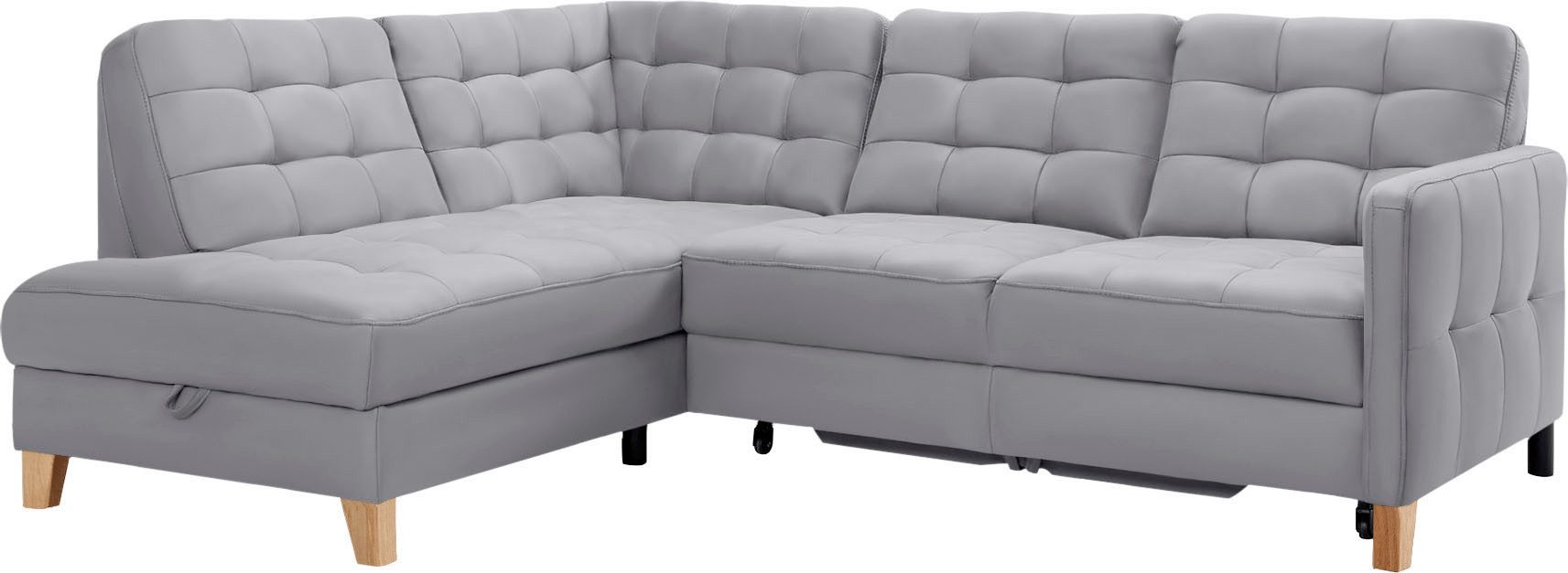 exxpo - sofa fashion Hoekbank Elio, compact en comfortabel, handig, tijdloos design, L-vorm