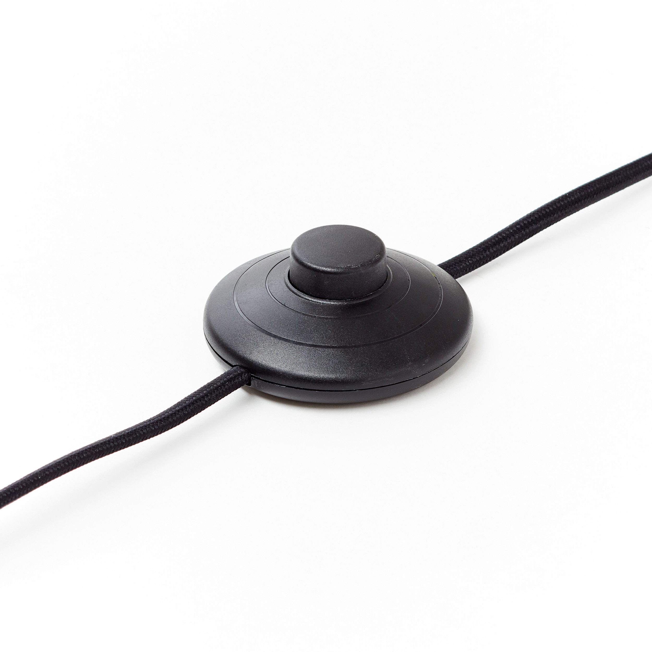 Brilliant Leuchten Staande lamp TONY met cord-lampenscherm, 150 x 35 cm, e27, metaal/textiel, grijs/zwart