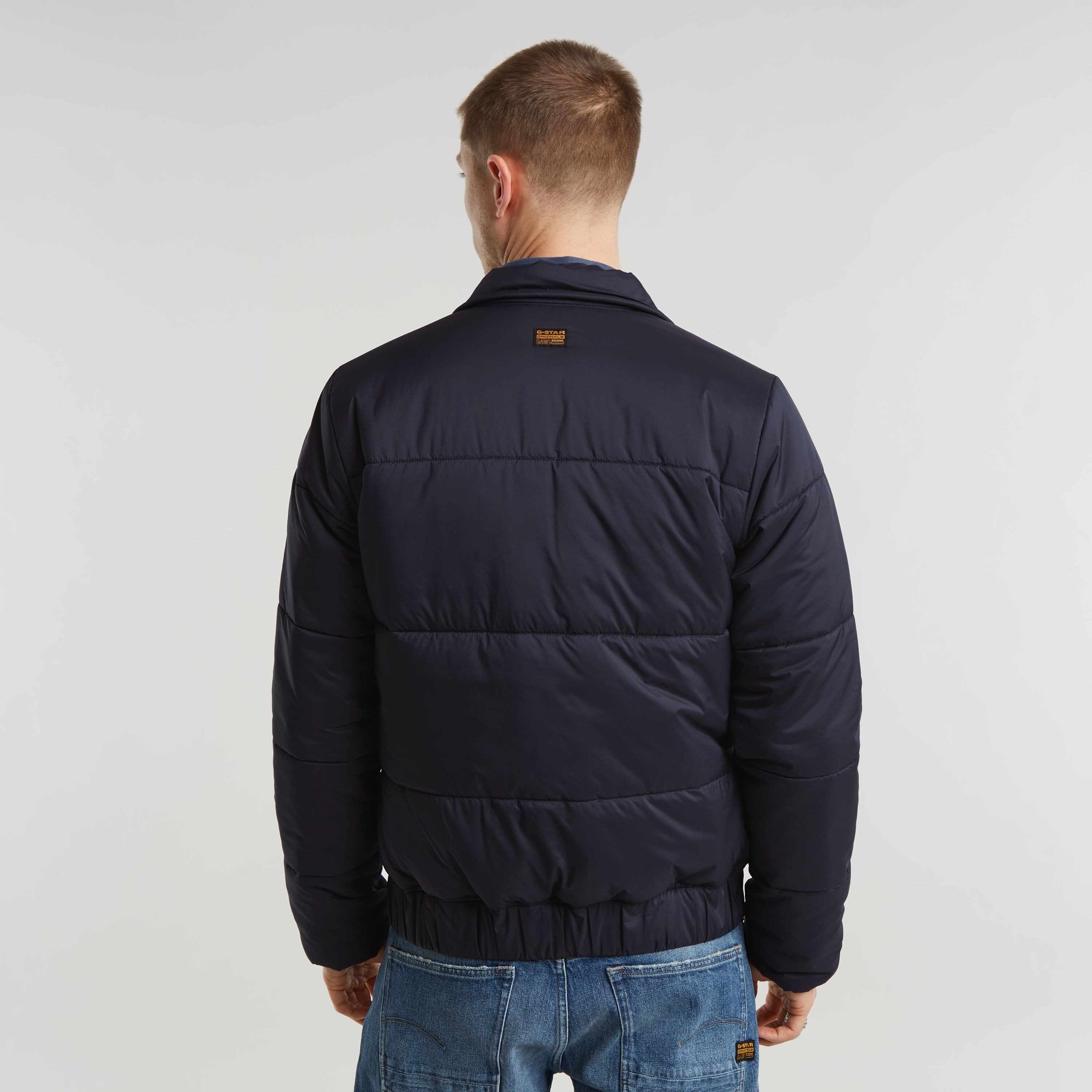 G-Star RAW Gewatteerde jas Padded Quilted met opstaande kraag