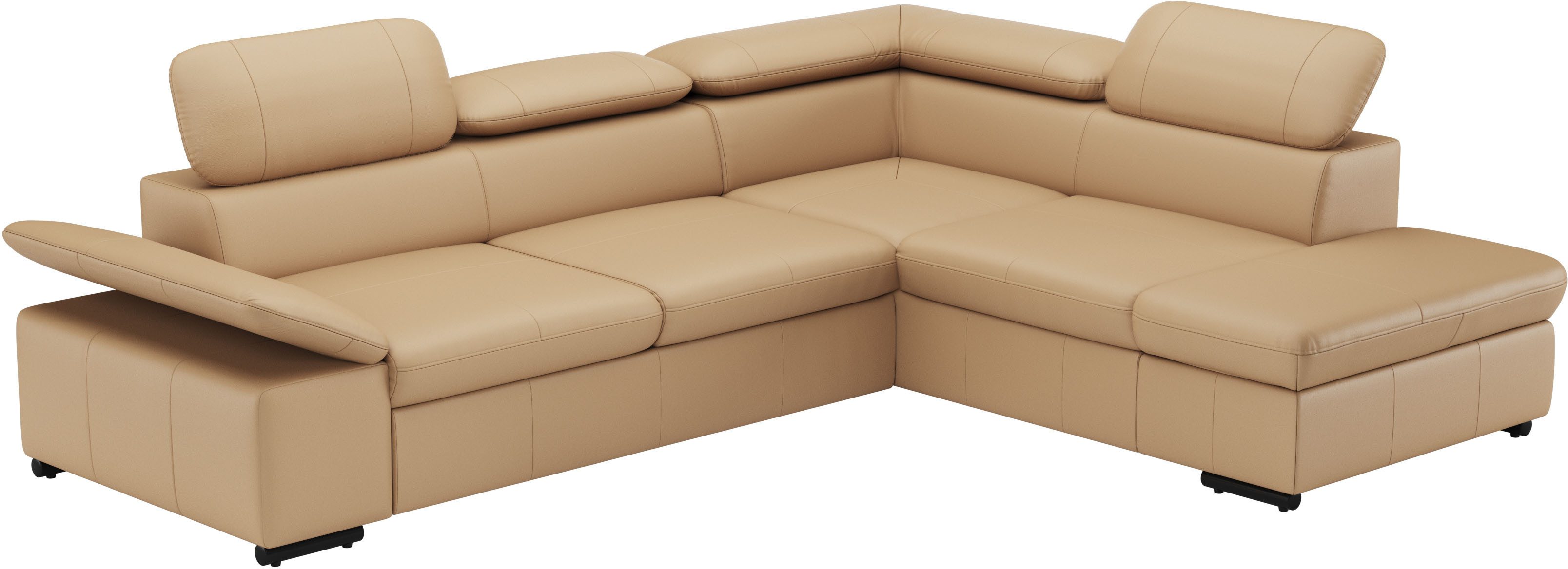 sit&more Hoekbank Alcudia L-vorm met armverstelling, optionele hoofdeindverstelling en bedfunctie
