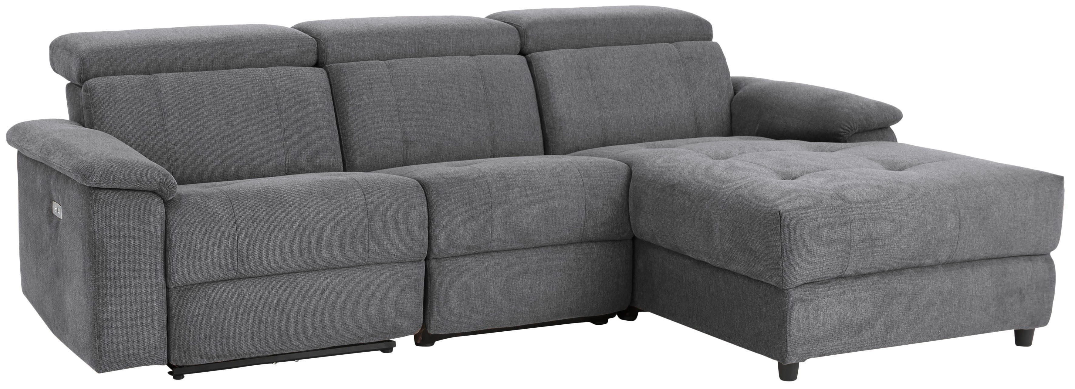 Home affaire Hoekbank Binado, L-vorm, met handmatige of elektrische relaxfunctie met usb-aansluiting