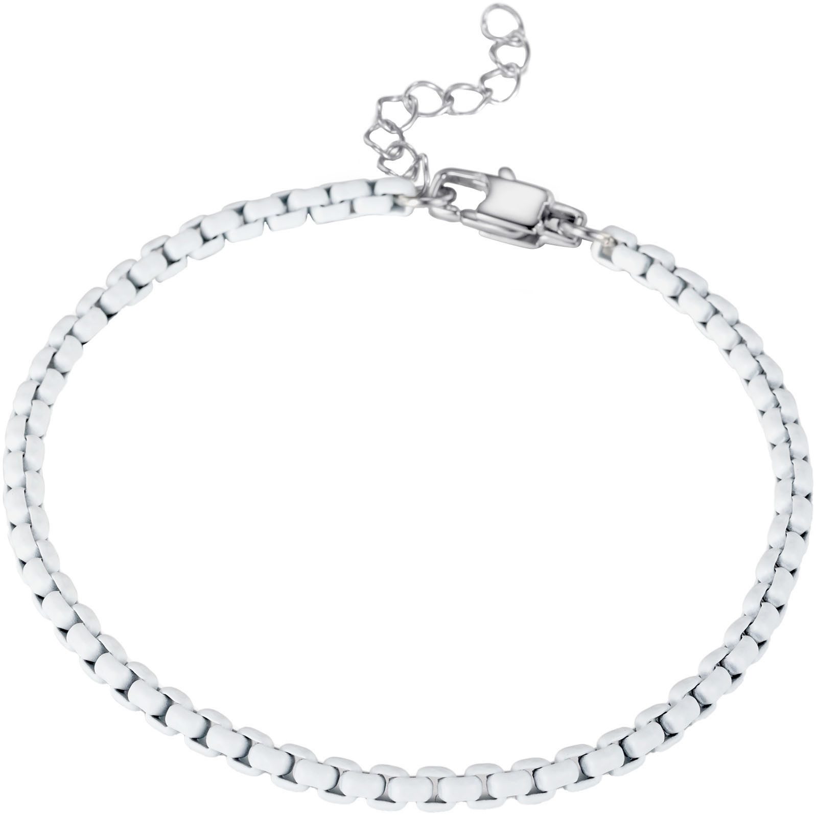 Firetti Armband Sieraad cadeau roestvrij staal armbanden armbandketting Venetiaanse ketting kleur unisex armbanden wit