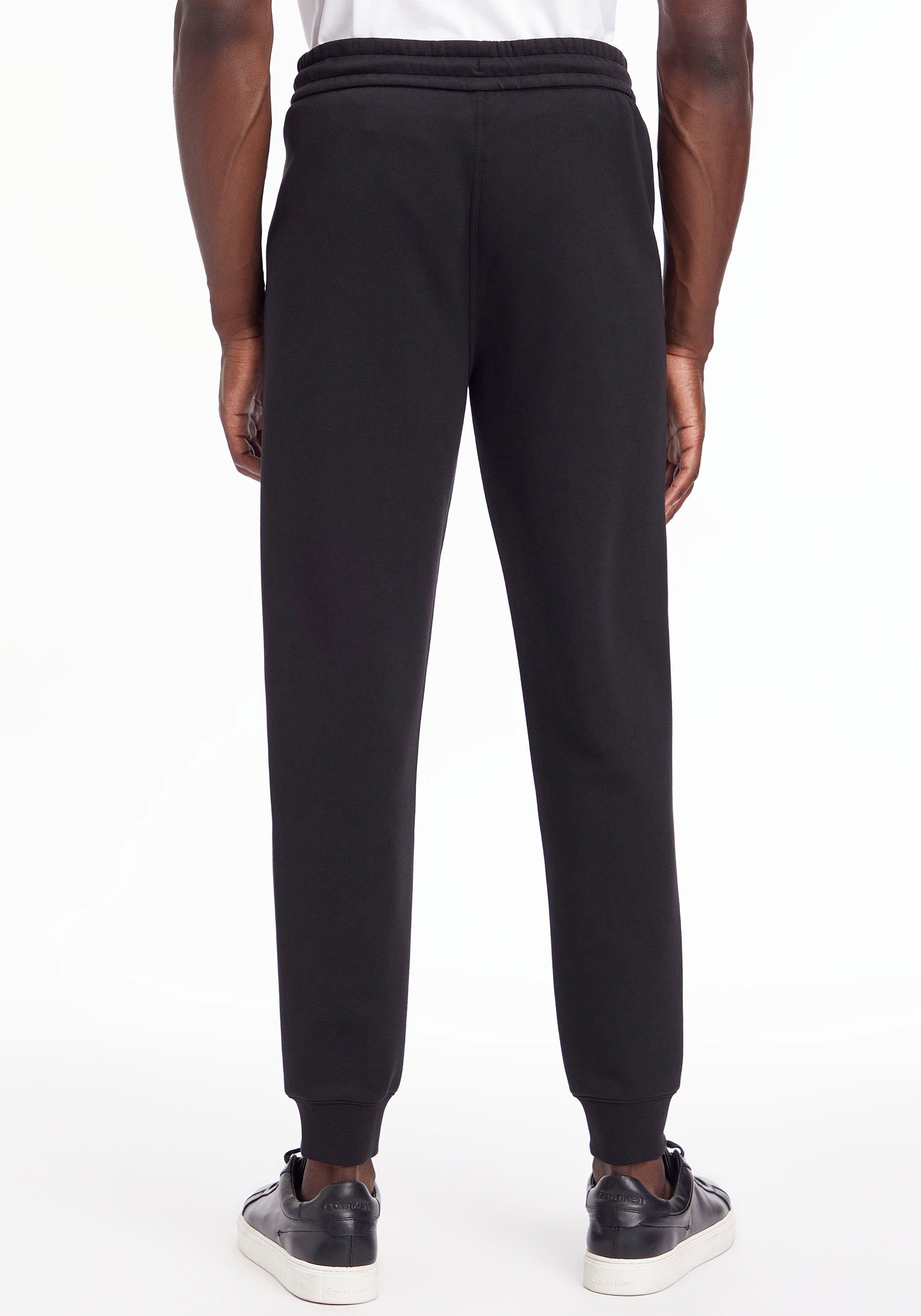 Calvin Klein Sweatbroek MICRO LOGO JOGGER met contrasterende zoom aan de broekspijp