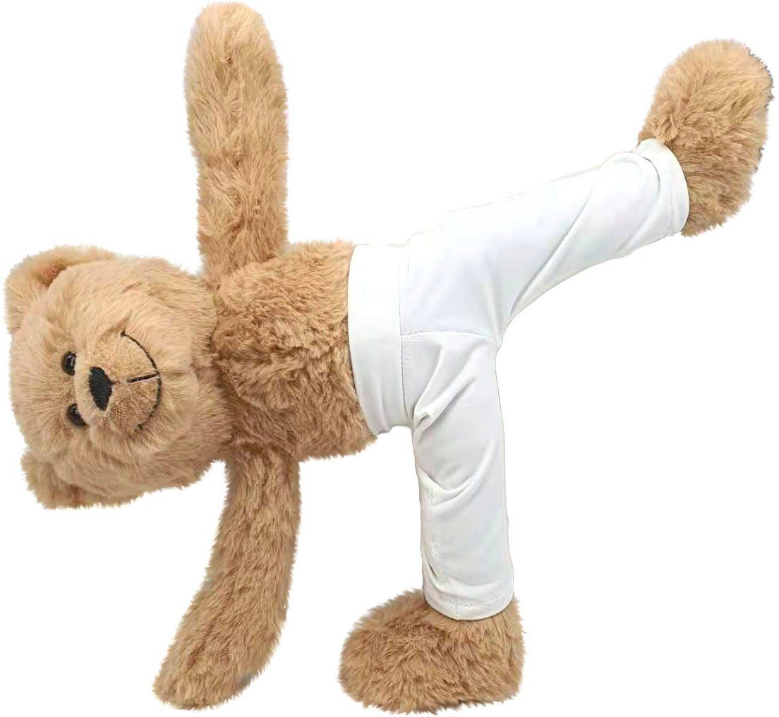 Heinrich Bauer Knuffelbeest Yoga beer, 32 cm