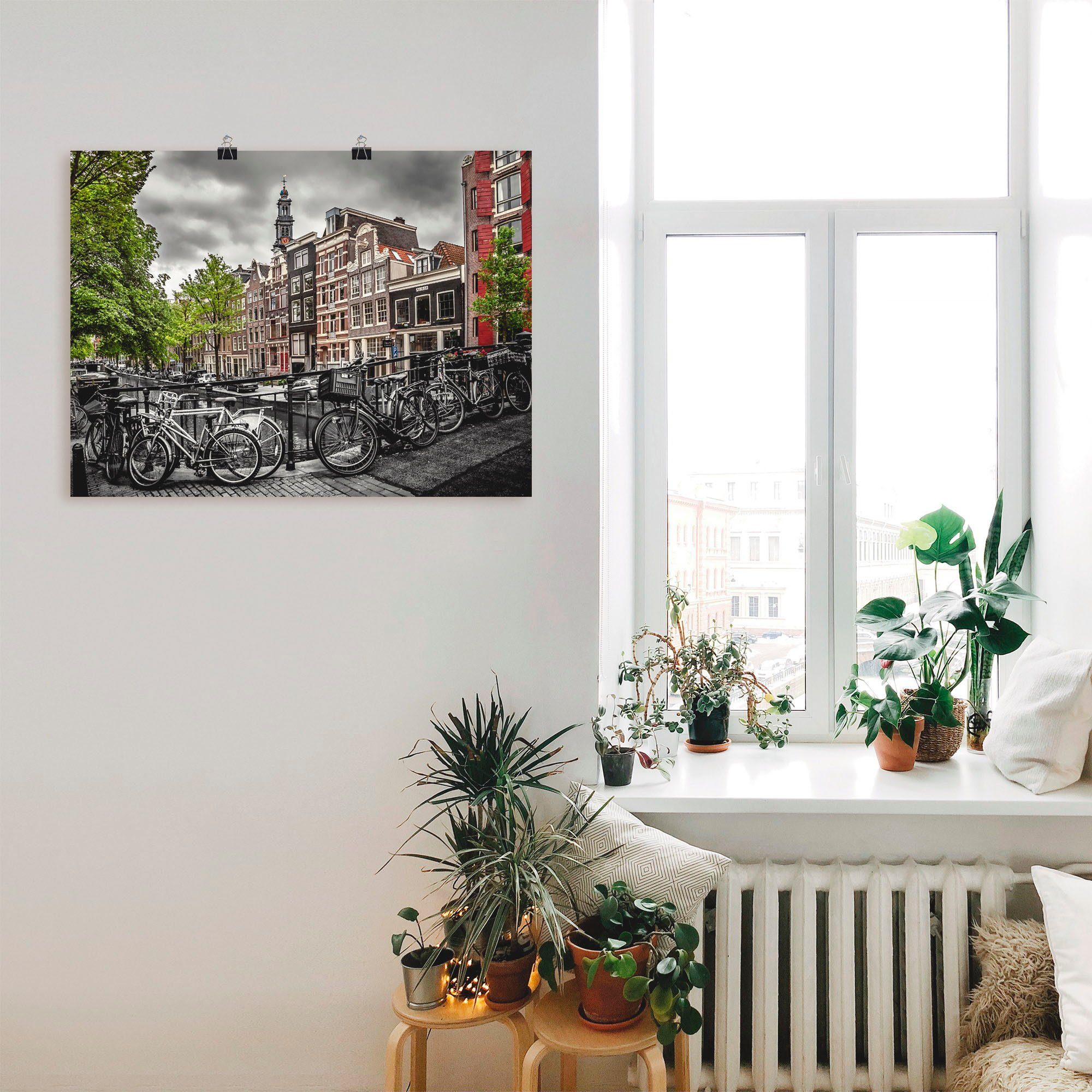 Artland Poster Amsterdam Bloemgracht I als artprint op linnen, muursticker of poster in verschillende maten