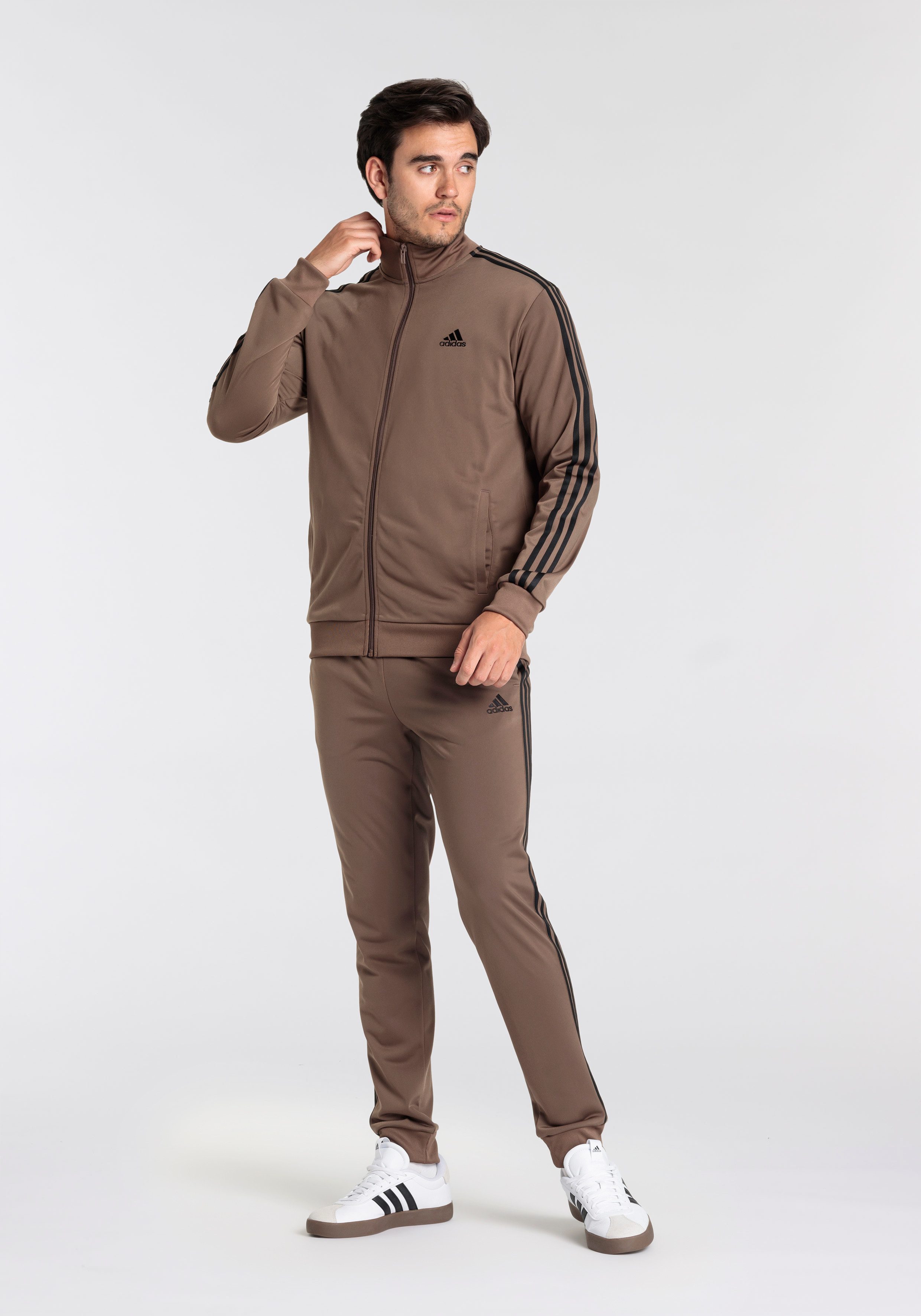 adidas Sportswear Trainingspak Basic 3-strepen tricot (2-delig)