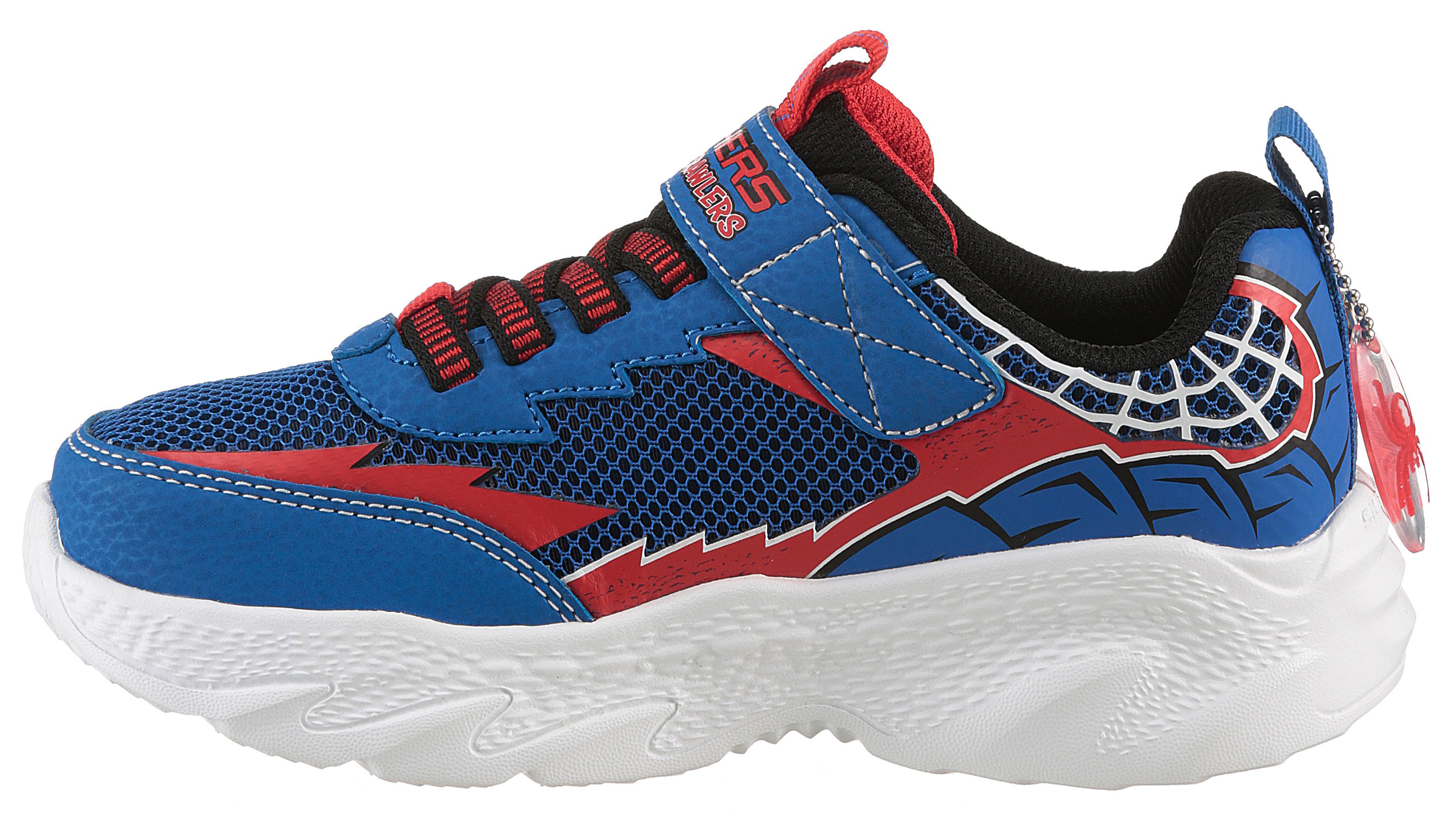 Skechers Sneakers CREATURE-CRAWLERS , blinkende klittenbandschoen met coole afbeelding, maat sjabloon te downloaden