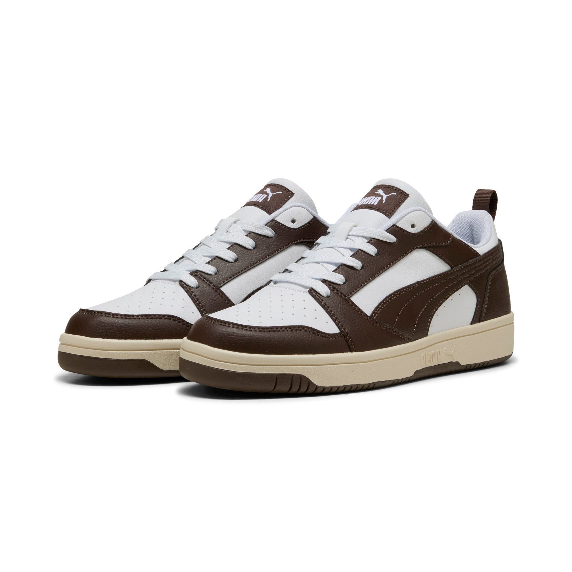 PUMA Sneakers REBOUND V6 LOW jongens lage sneakers maat 41 wit