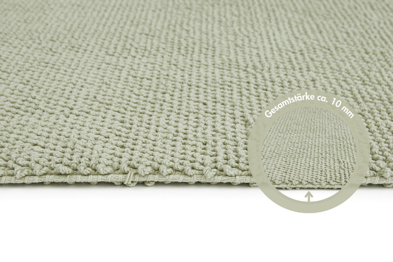LUXOR living Badmat Atlanta, 50x80 cm Badmat, douchemat, effen kleuren, sterk absorberend (1 stuk)