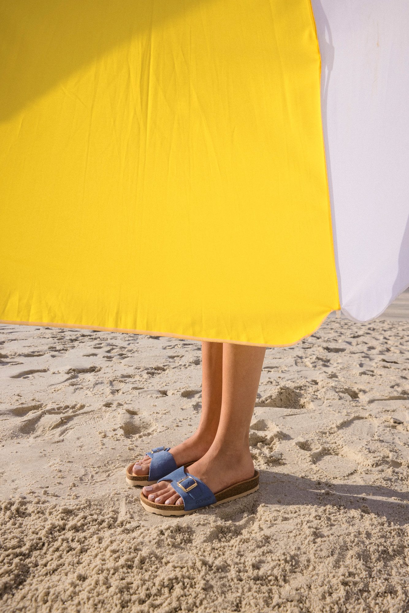 Rohde Slippers , sleehak, zomerschoenen, slippers met voorgevormd soft voetbed