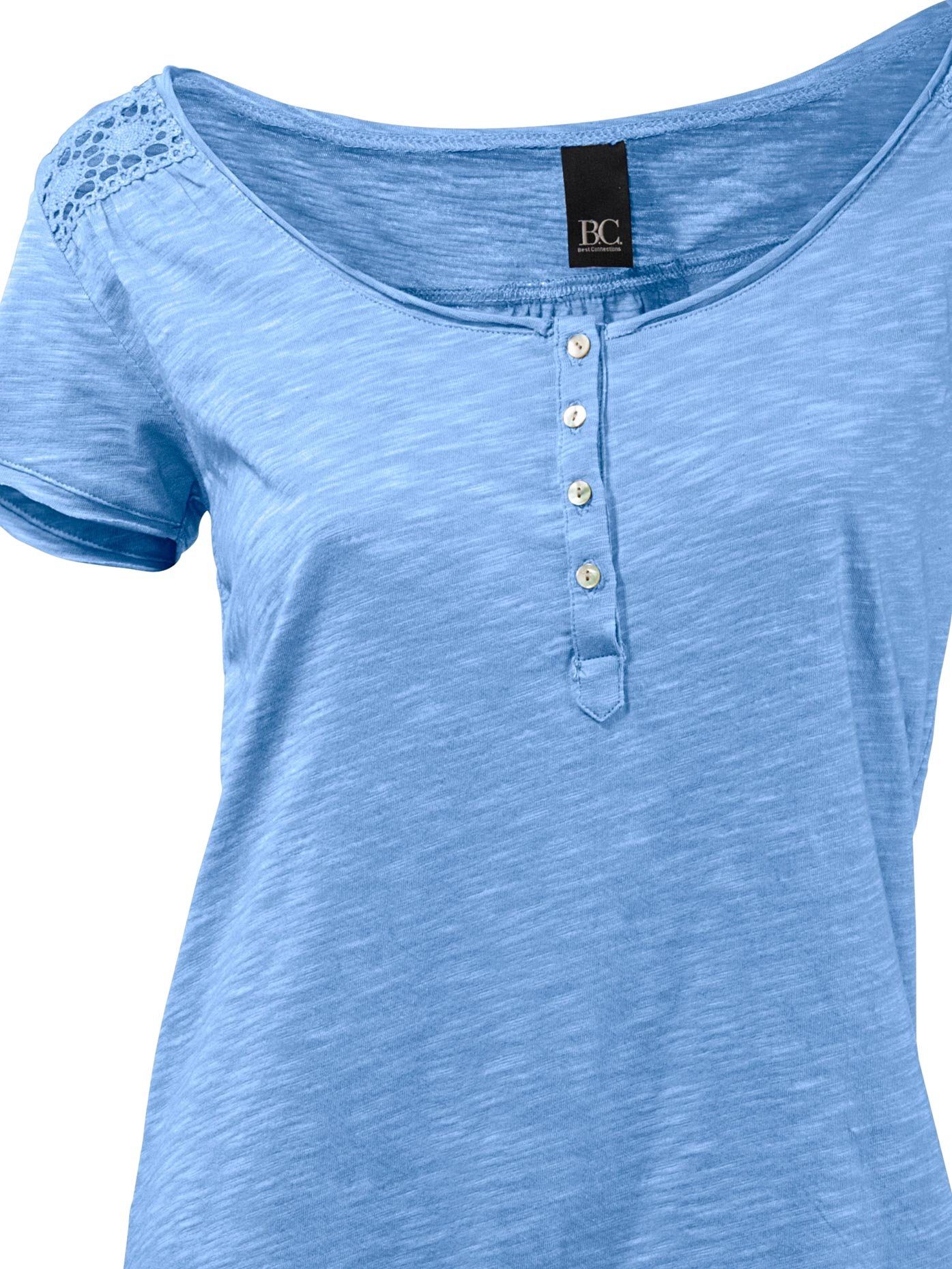 heine Shirt met ronde hals (1-delig)