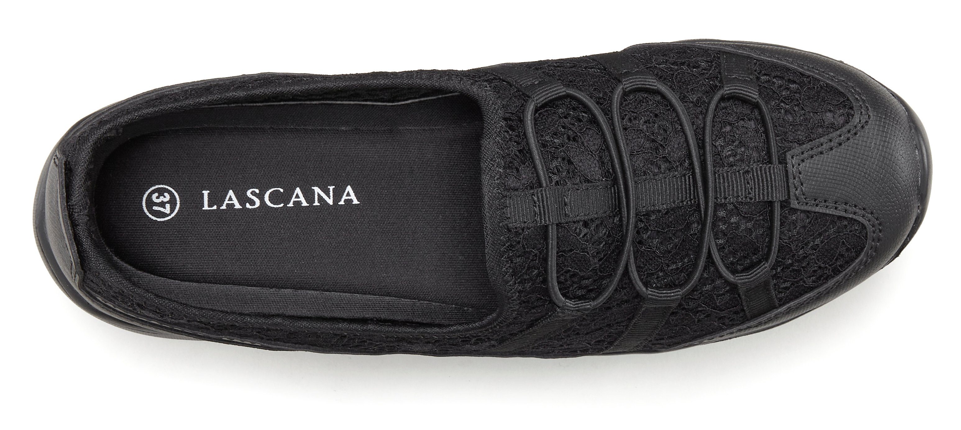 Lascana Sneakers Vrijetijdsschoen, lage schoen, lichte slipper, slip-on sneaker VEGAN