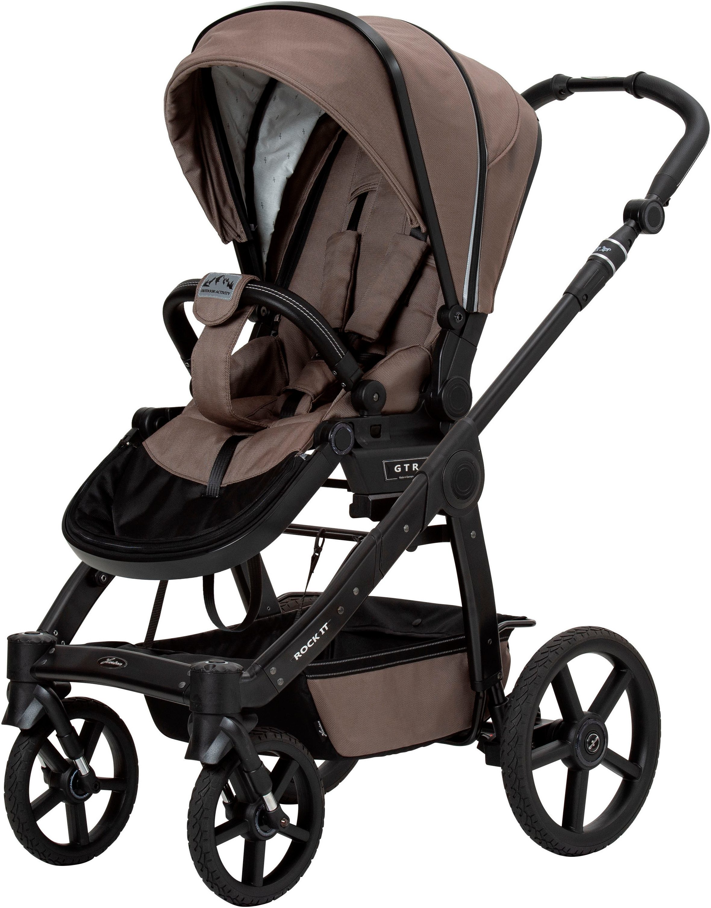 Hartan Combi-kinderwagen Rock it GTR Outdoor mit Handbremse (set)