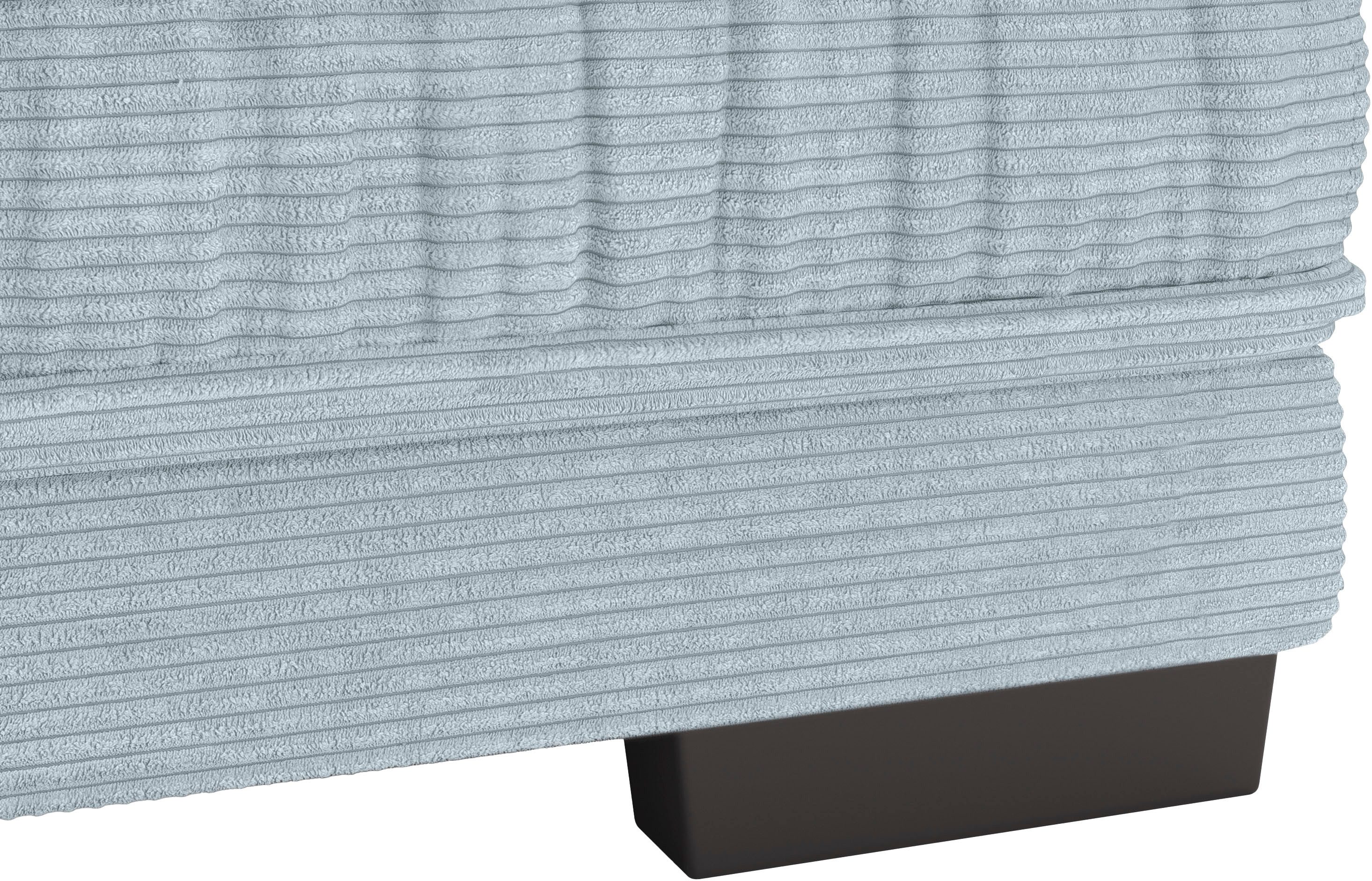 Mr. Couch Hockerbank Diwan II DuraFlex Hoogwaardige DuraFlex koudschuim bekleding, tot 140 kg belastbaar