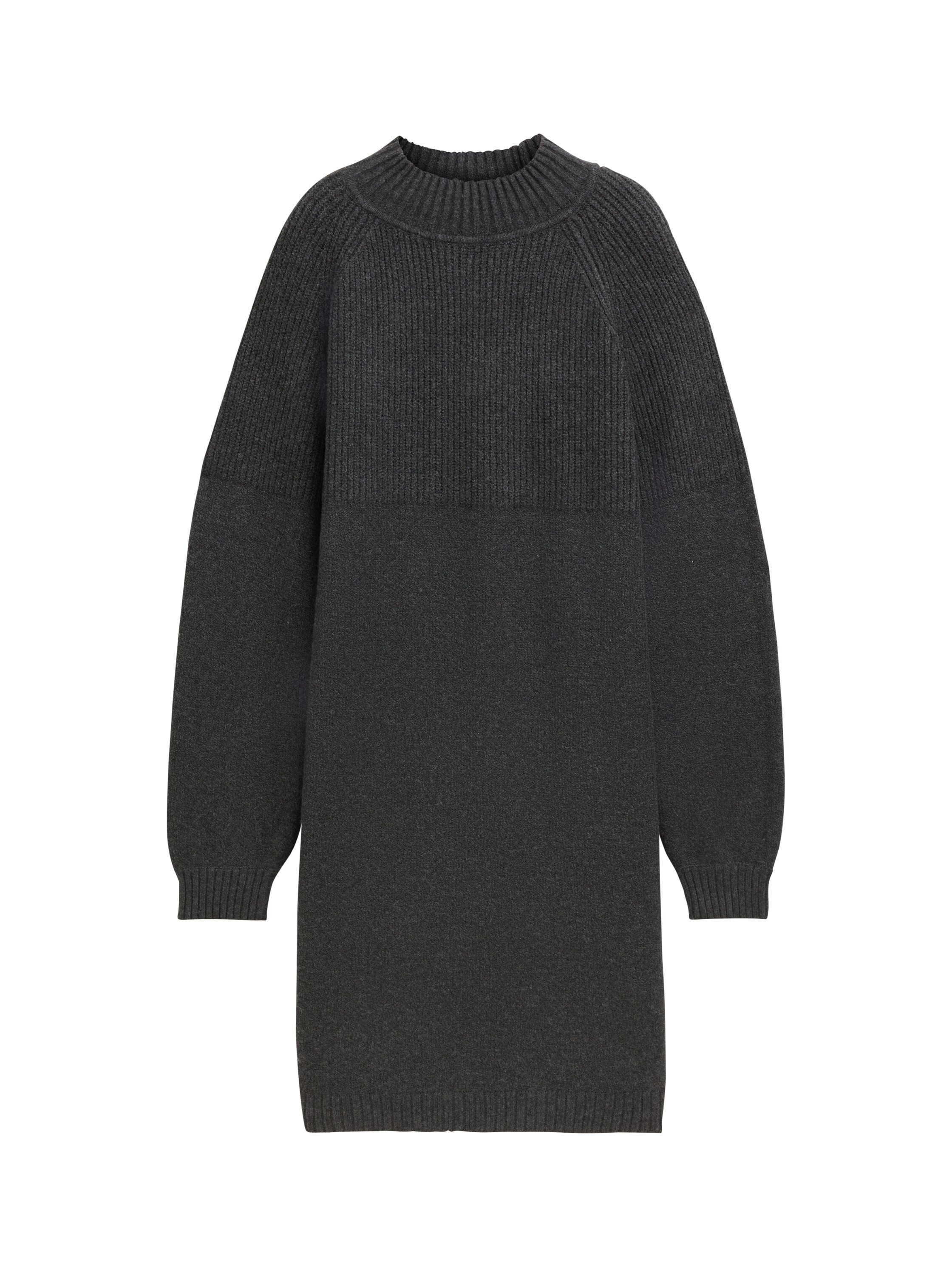 Tom Tailor Denim Gebreide jurk met ribstructuur