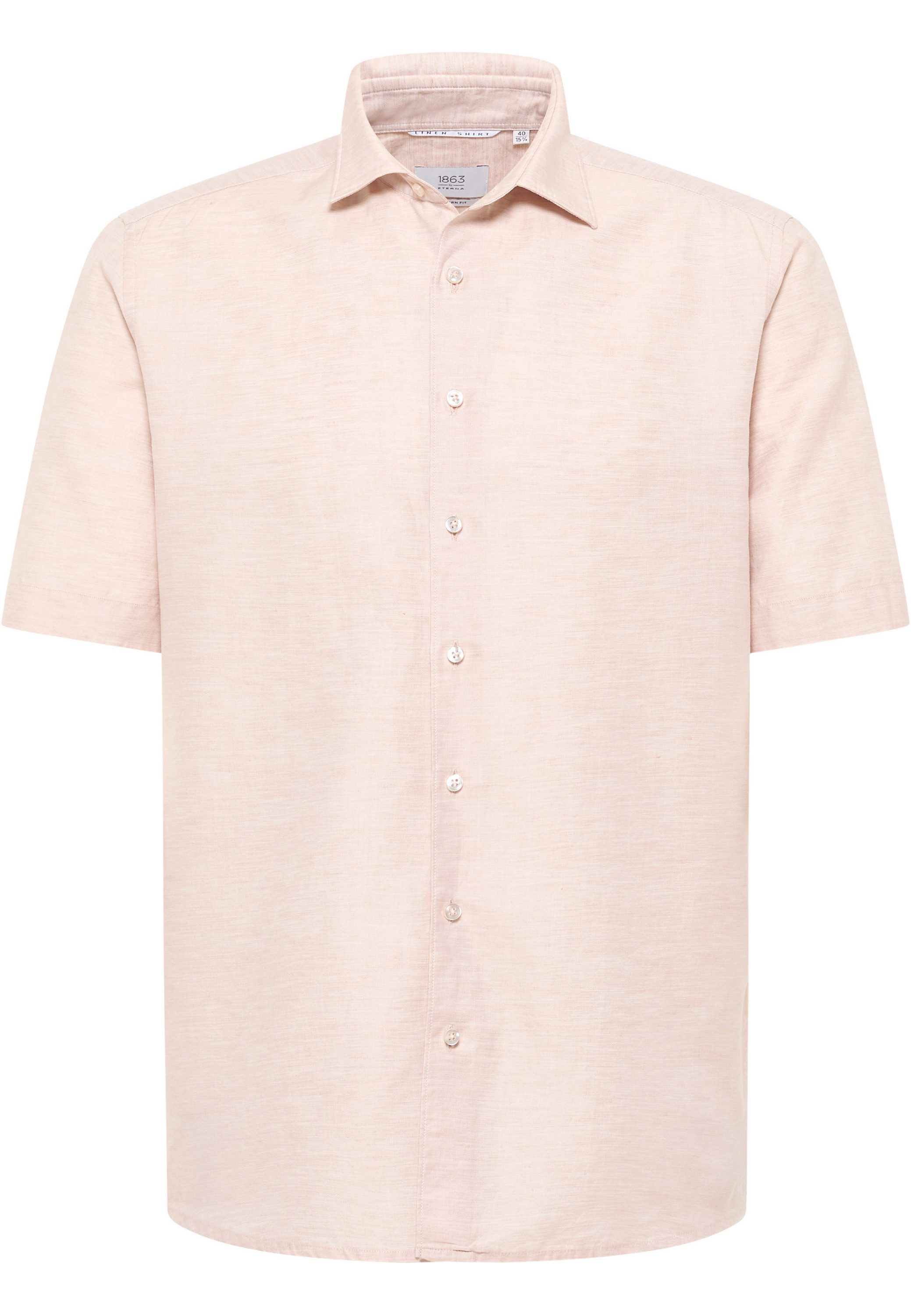 Eterna Overhemd met korte mouwen MODERN FIT EASY IRON (gemakkelijk te strijken)