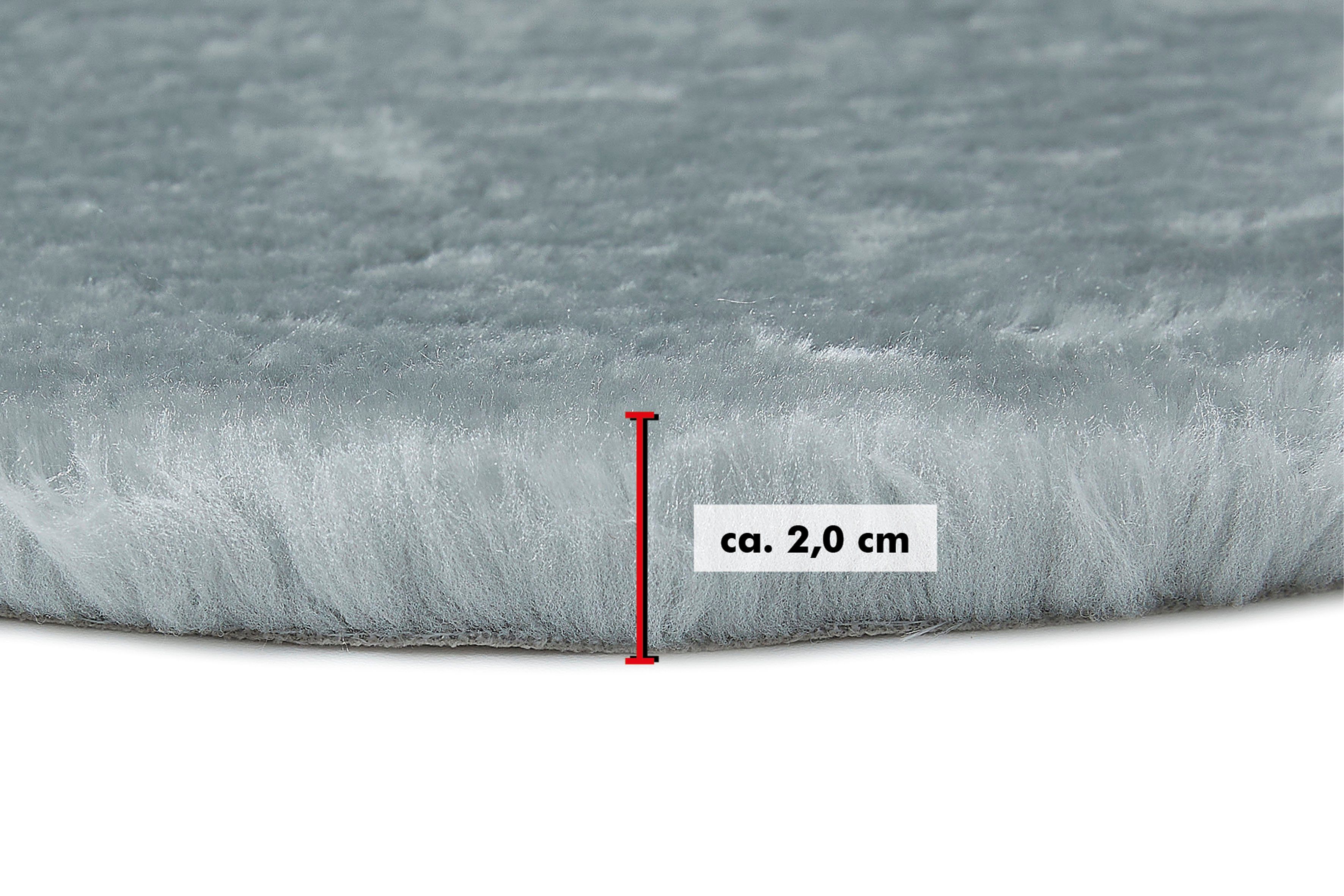 Andiamo Zitkussen lam-imitatiebont Imitatiebont, rond, ø 40 cm, ook als set van 4