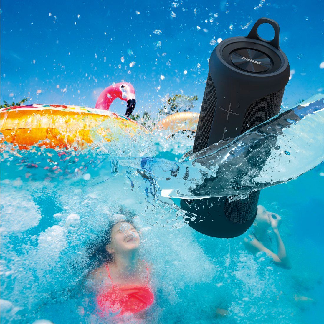 Hama Bluetooth luidspreker Bluetooth-luidspreker waterdicht (2-in-1 scheidbaar, 30W, klein, mobiel)