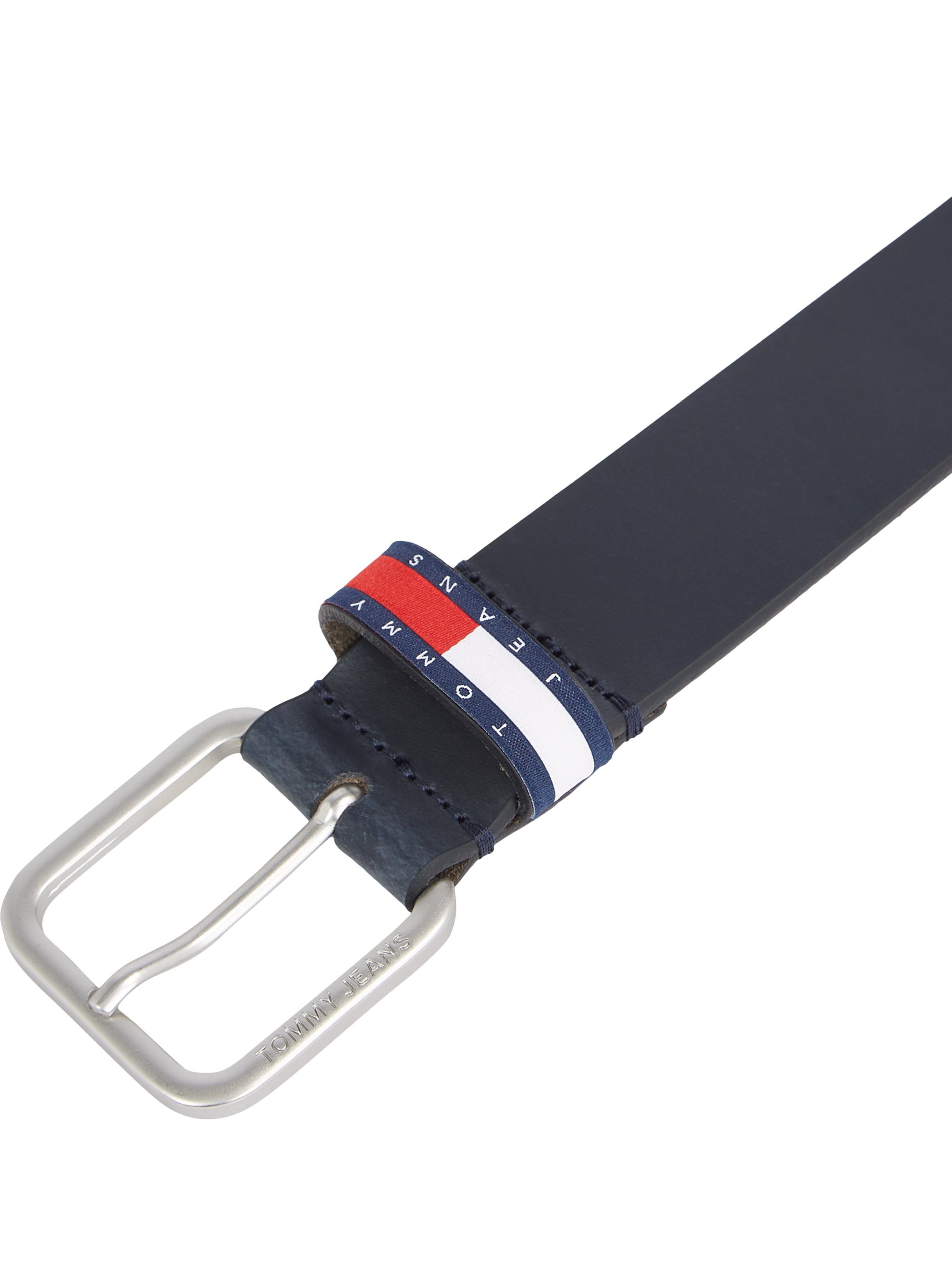 TOMMY JEANS Leren riem TJM RYAN 3.5 Lus met -badge