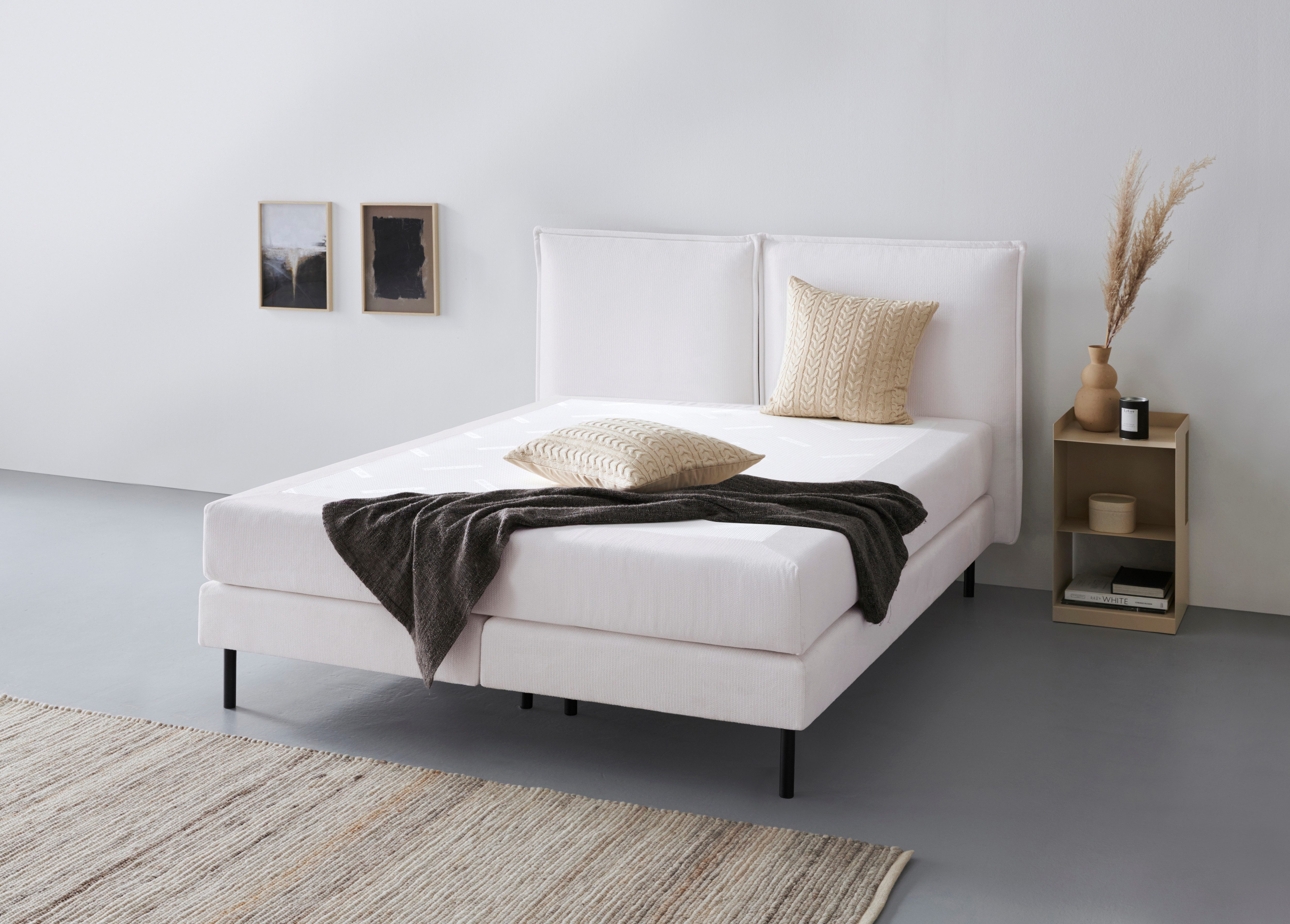 LeGer Home by Lena Gercke Gestoffeerd bed EDITH